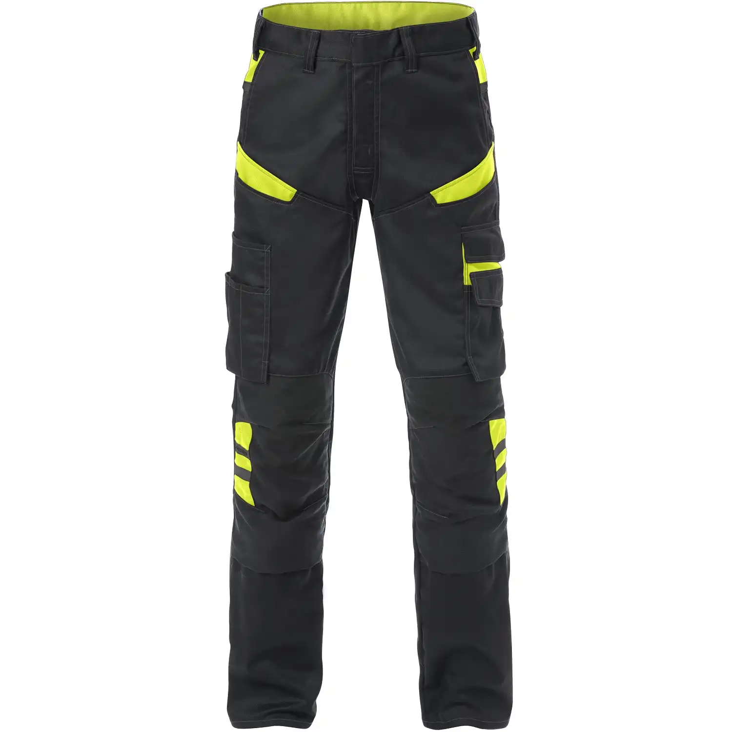 Bundhose "2555 STFP" Fusion Skarup in schwarz/gelb, C56 - Thumbnail 1