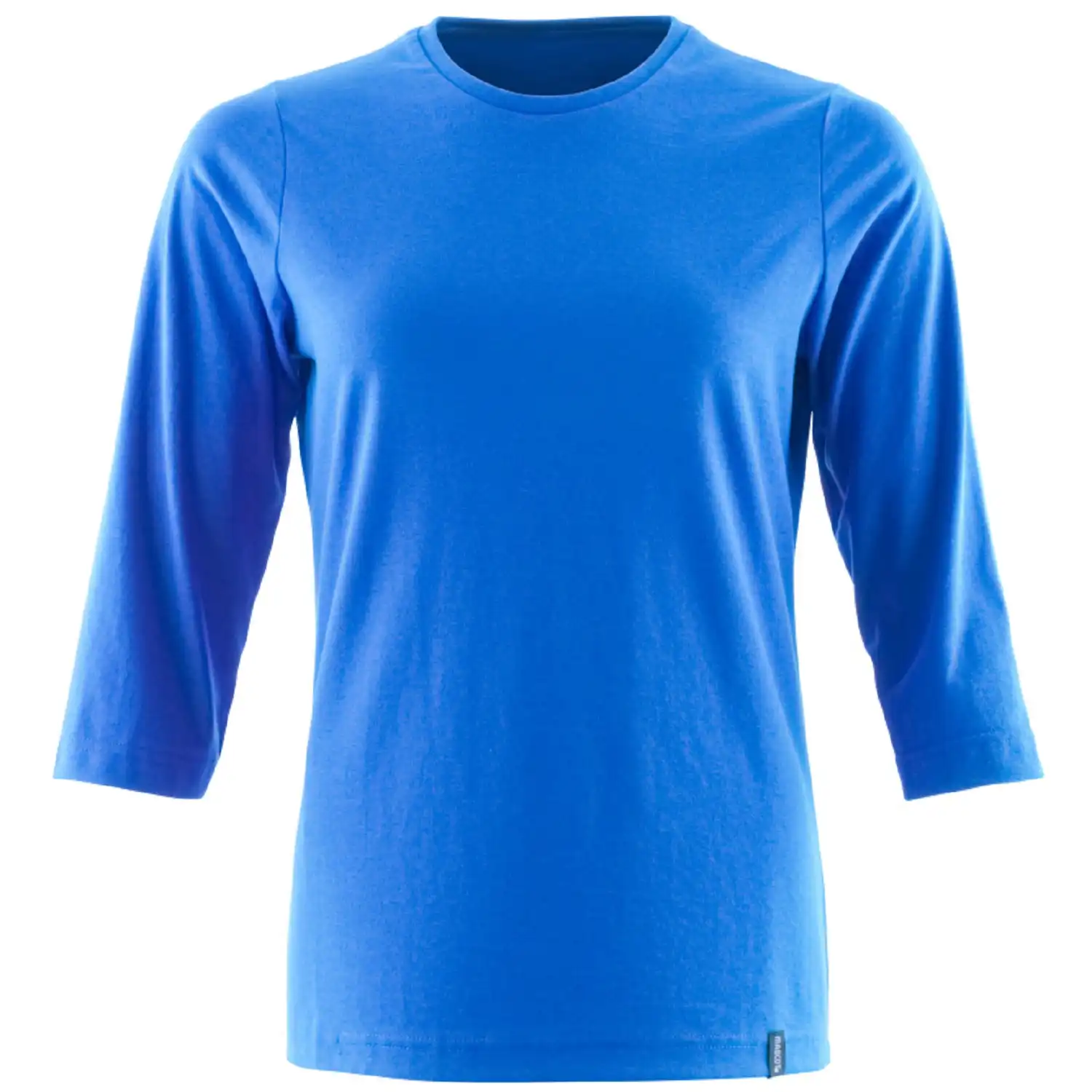 Damen 3/4 Arm-Shirt "20191" Crossover in azurblau, XXL - Thumbnail 1