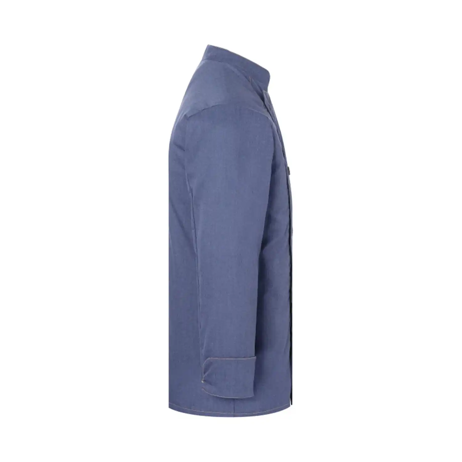 Herren Kochjacke Jeans "JM 24" in 46, vintage blau - Thumbnail 4