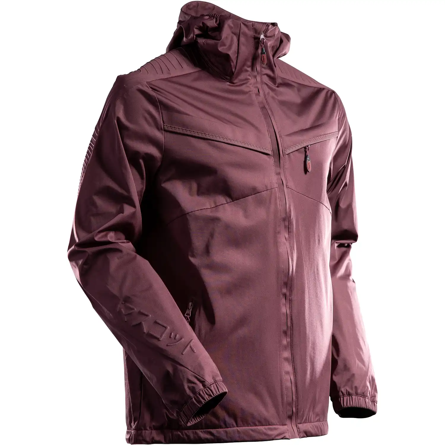 Arbeitsjacke "22201-615" Customized in bordeaux, L - Thumbnail 1