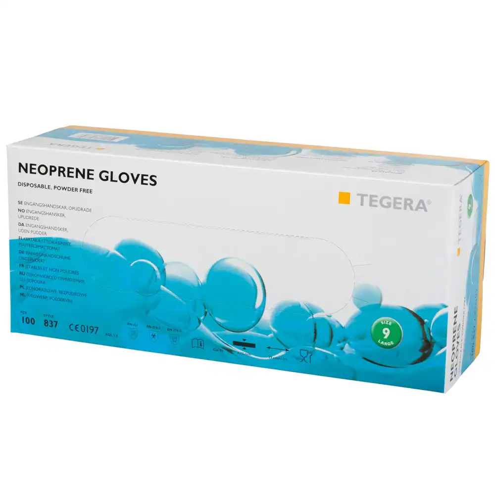 Neopren-Einweghandschuhe "837" Extra Lang | 100 St in 9 (L) - Thumbnail 3