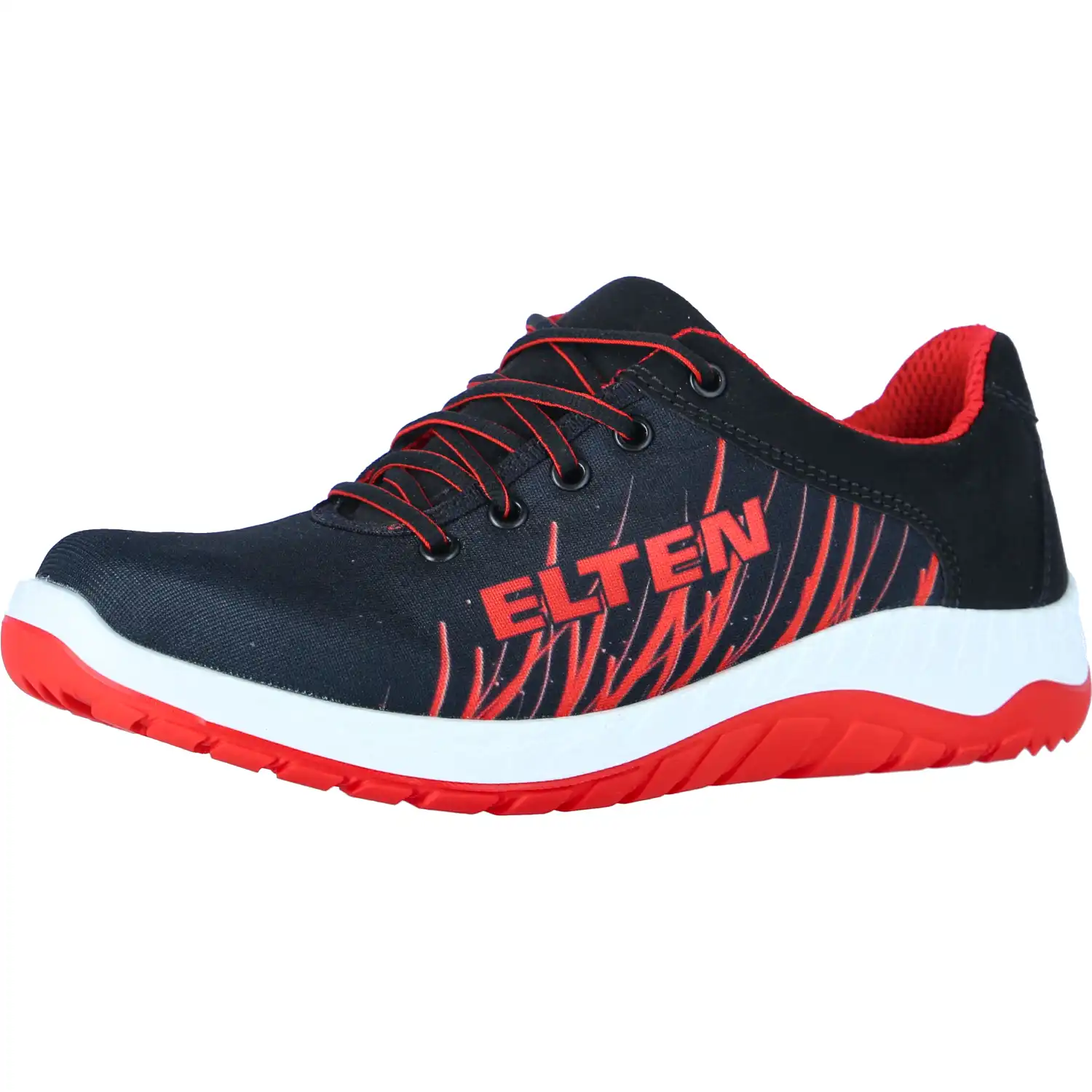 Damen Berufshalbschuhe O1 "LANA BLACK-RED LOW" ESD  in 42 - Thumbnail 1
