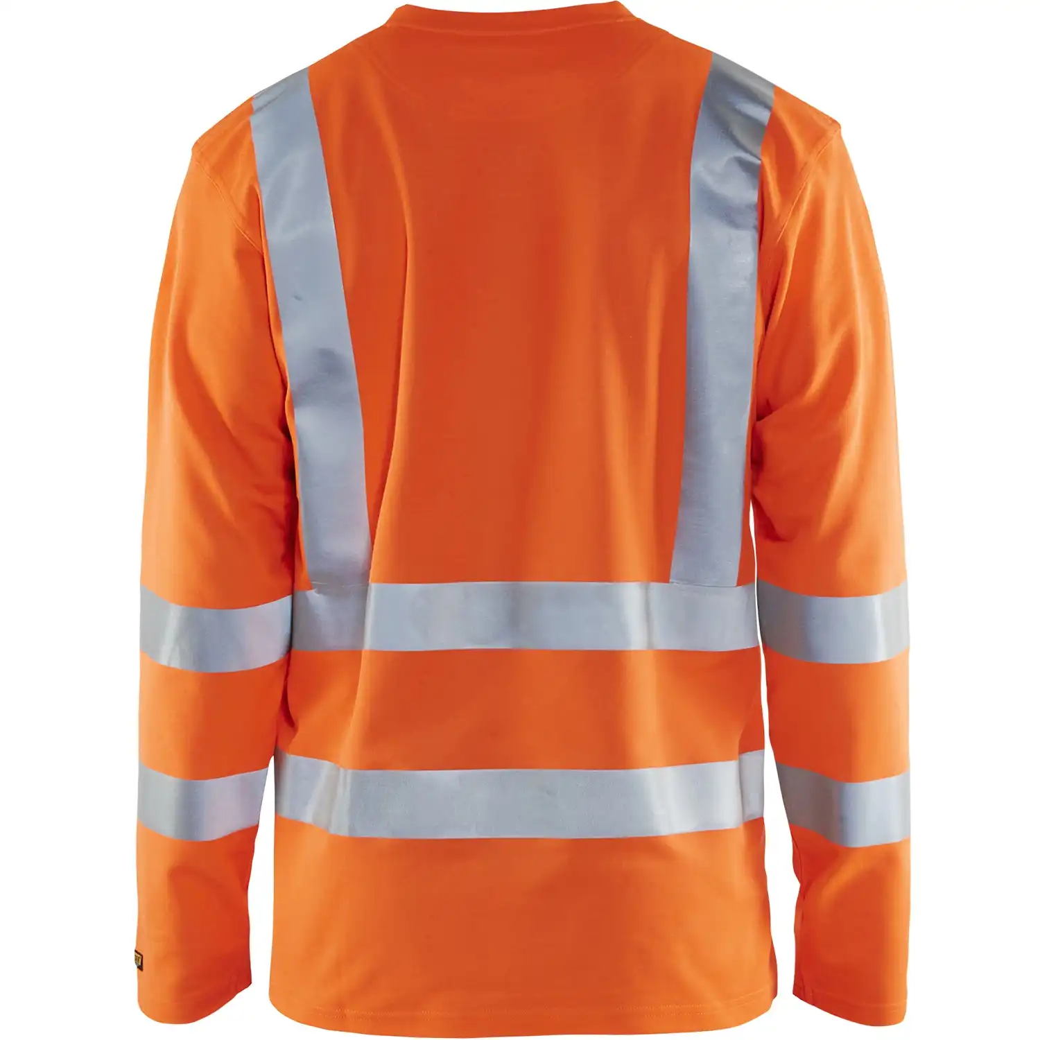 Warnschutz Langarm-Shirt "3381" UV-Schutz in Orange, L - Thumbnail 2