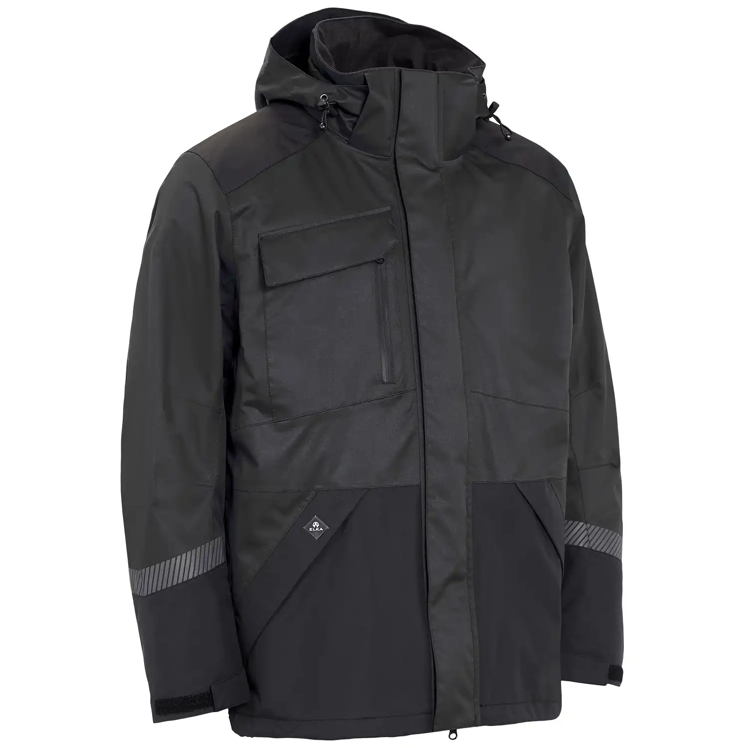 Stretch Regenjacke "186000" Working Xtreme in black, L - Bild 1