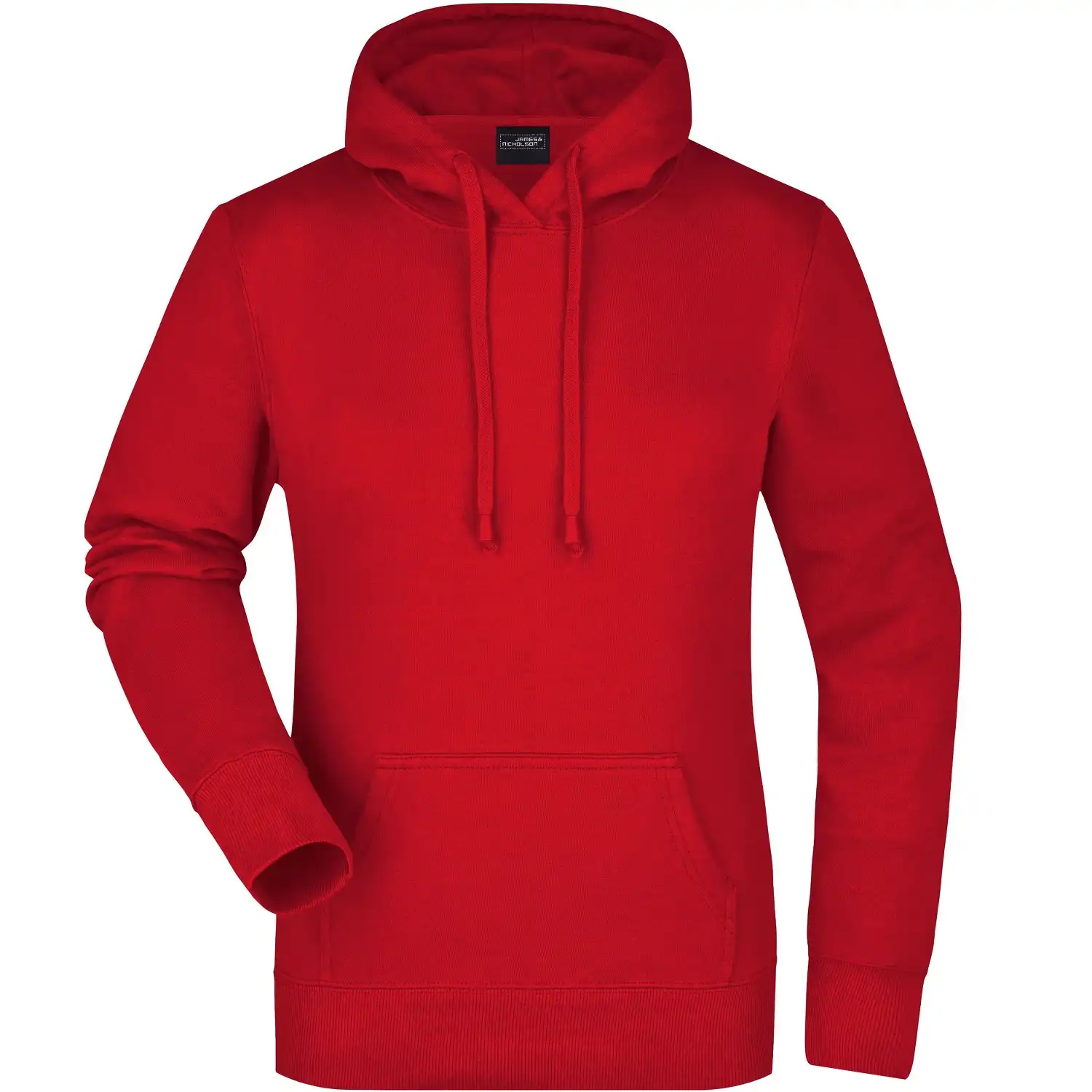 Damen Kapuzensweatshirt "JN051" in red, L - Bild 1