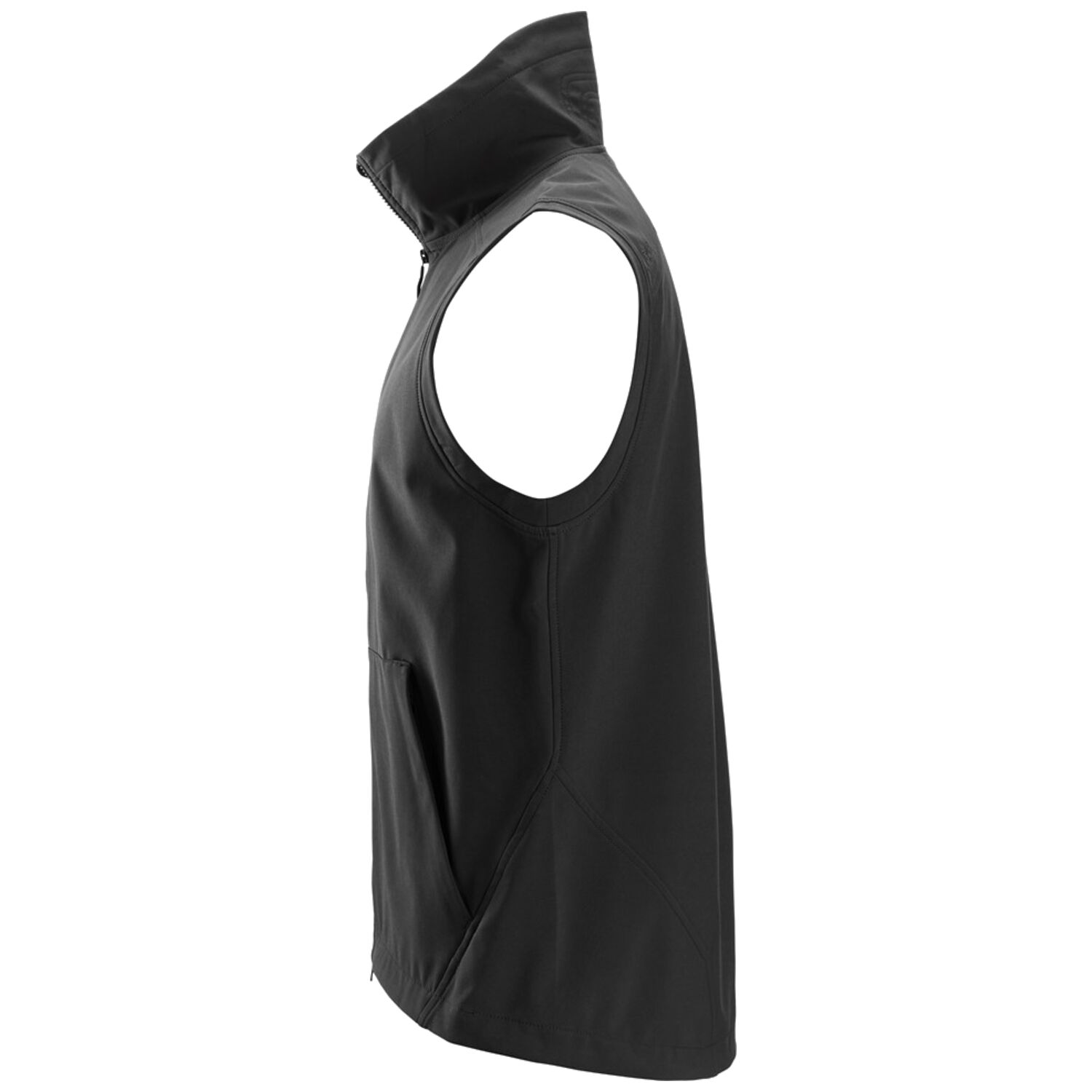 Softshell Weste "AllroundWork" in schwarz, L - Thumbnail 3