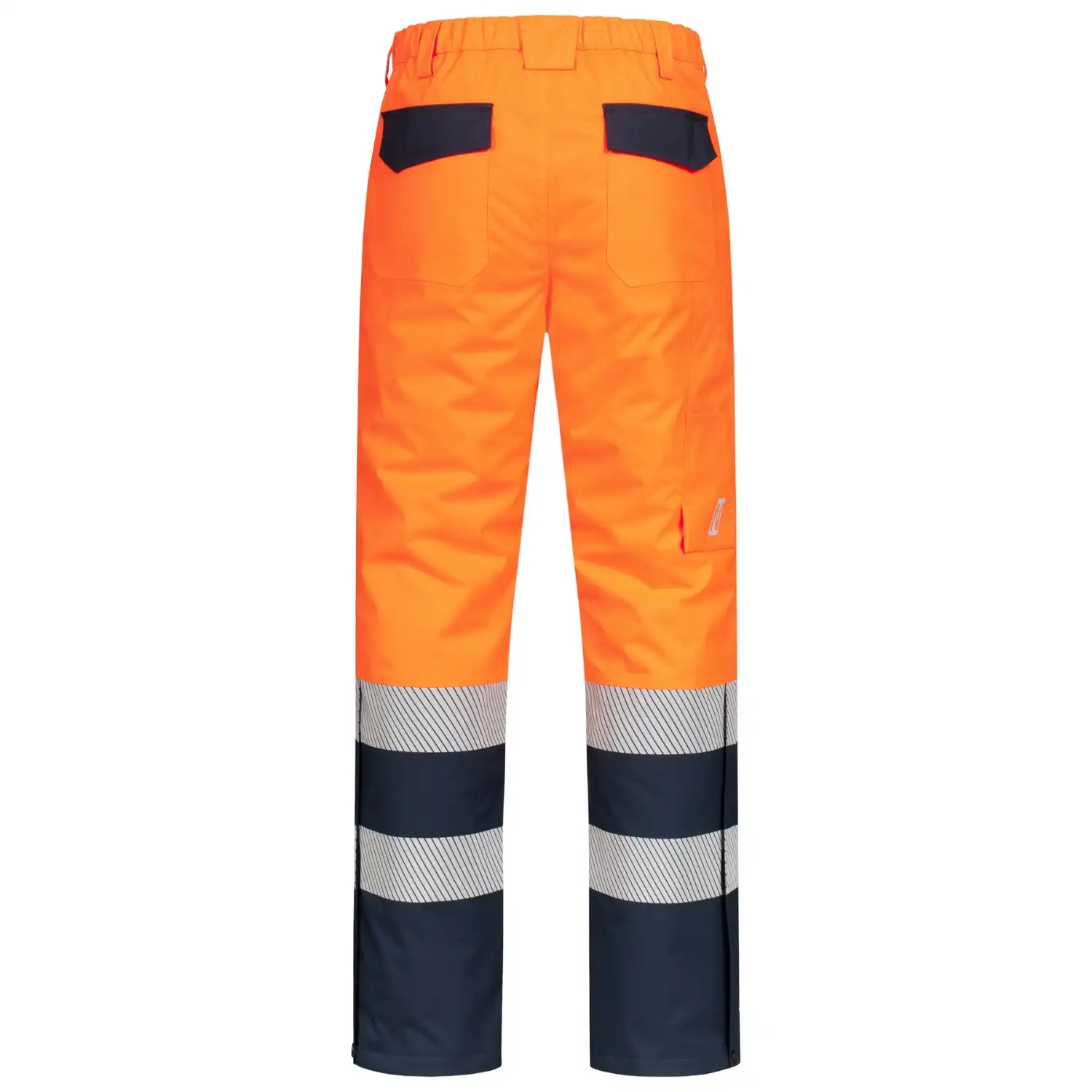 Warnschutz Winterhose "7580" - NITRAS® in orange/marine, L - Thumbnail 2