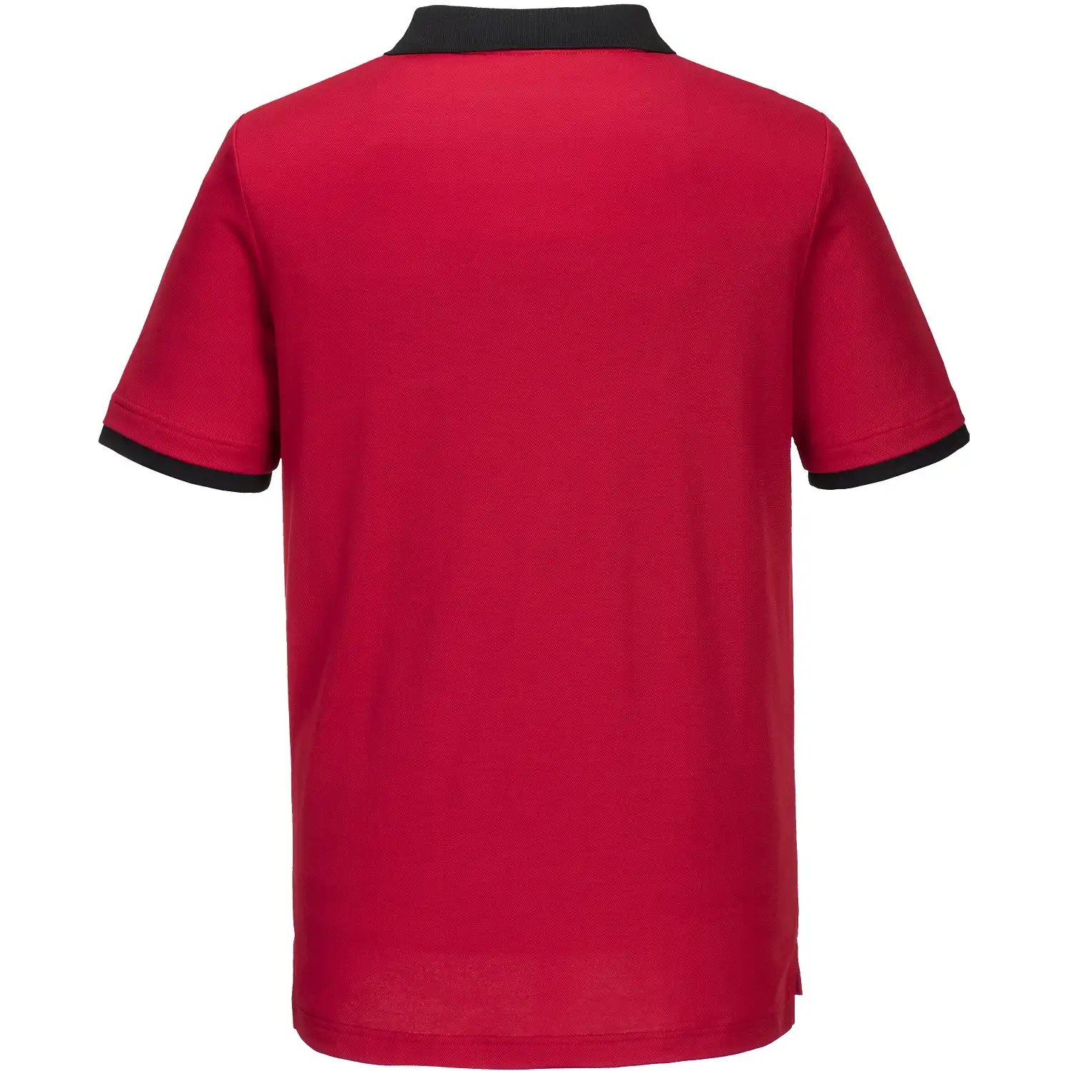 Polo-Shirt "PW210" PW2 in rot/schwarz, S - Thumbnail 2