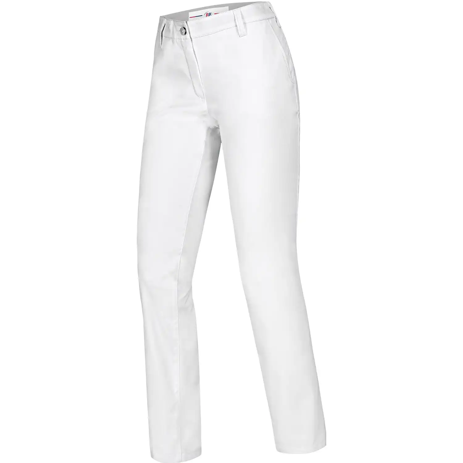 Damen Chinohose "1734-130" 100% Baumwolle Med & Care weiß in 38 - Thumbnail 1