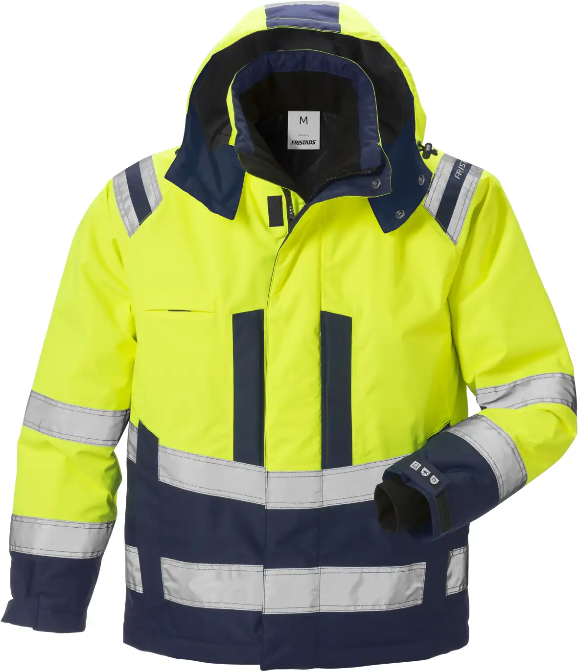 Warnschutz Winterjacke "4035 GTT" Stormsafe Kl. 3 in gelb/marine, L - Thumbnail 1