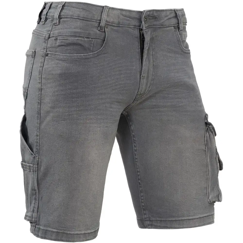 Stretch Jeans Shorts "RALPH" X95 grey in W33 - Thumbnail 1