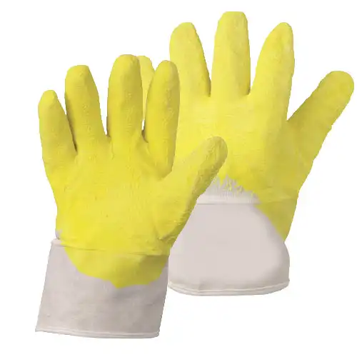 Latex Basic-Arbeitshandschuhe mit Segeltuchstulpe "CLASSIC LMO" in 10 (XL) - Thumbnail 1