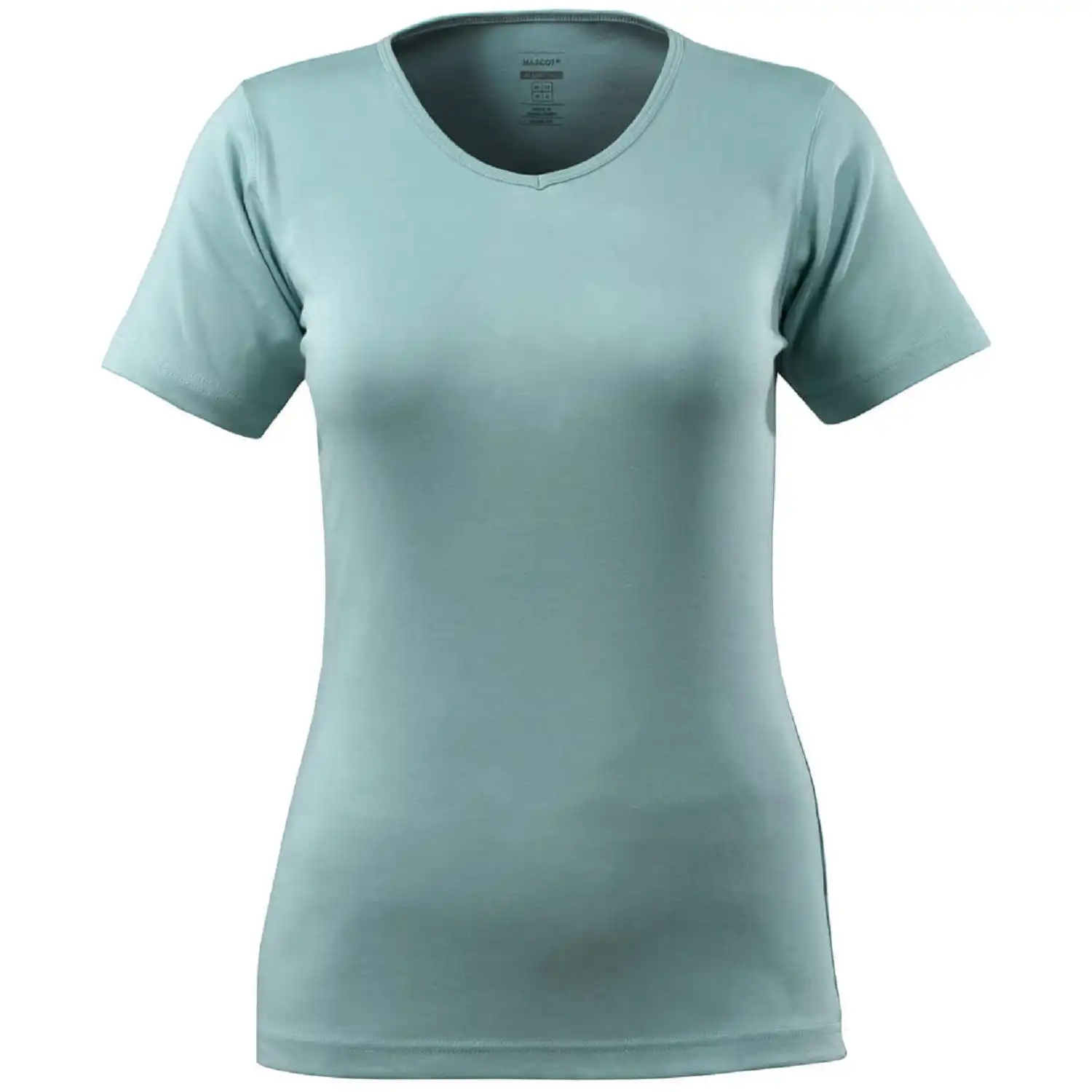 Damen T-Shirt "NICE" Crossover in pastellblau, S - Thumbnail 1