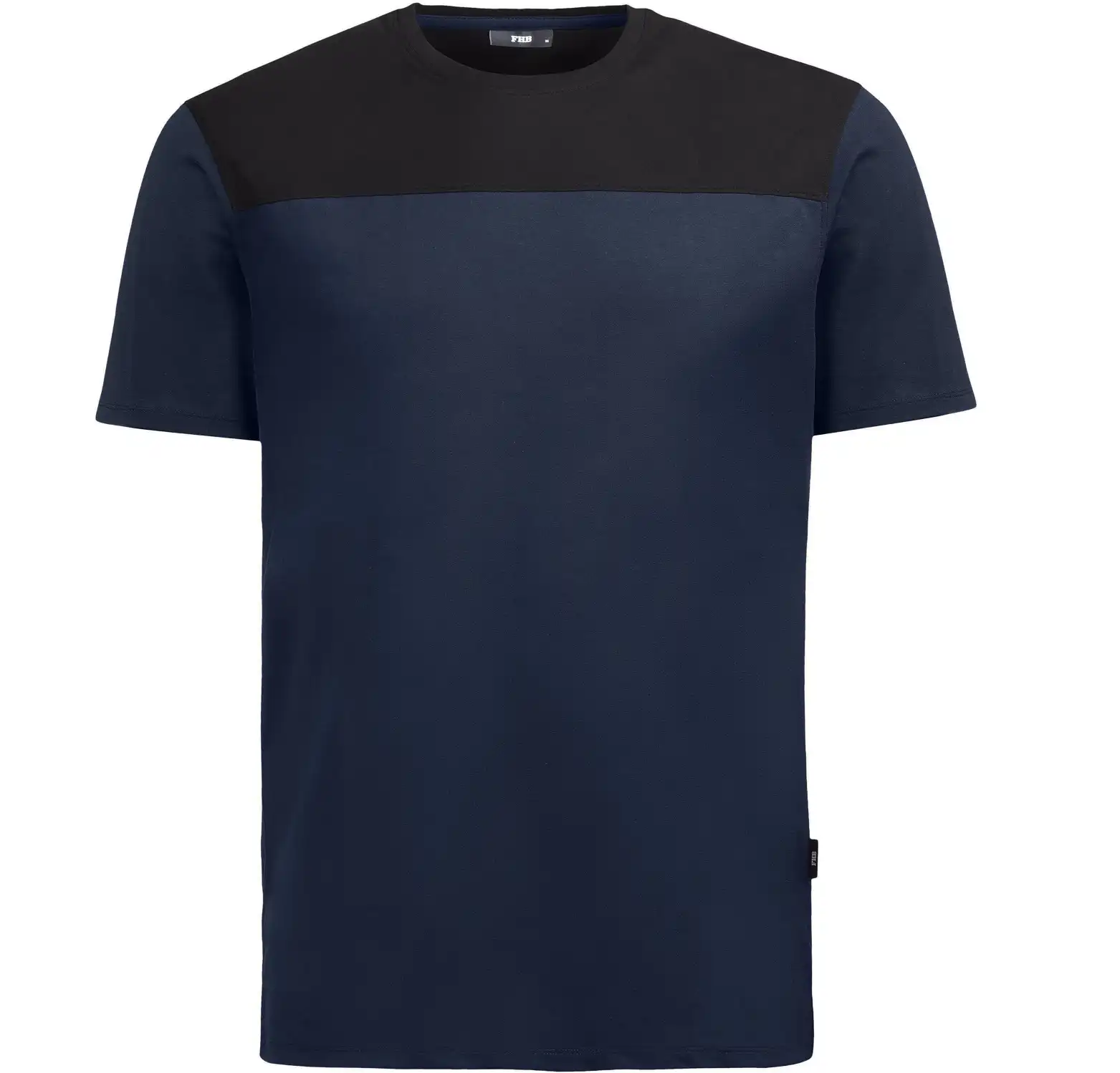 T-Shirt "KNUT" in marine/schwarz, XL - Bild 1