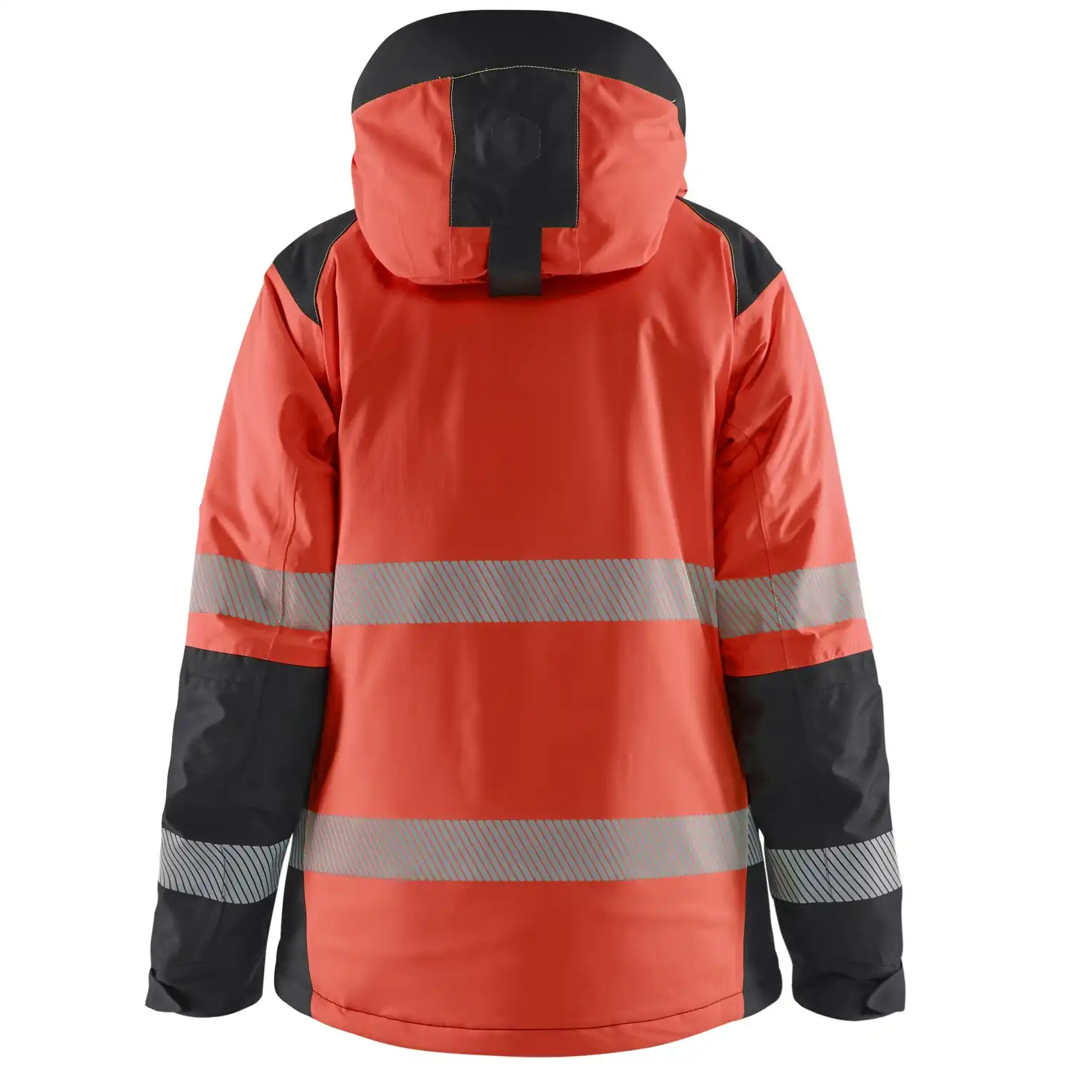 Damen Warnschutz Winterjacke Kl 2 "4456"  in rot/schwarz, 3XL - Thumbnail 2