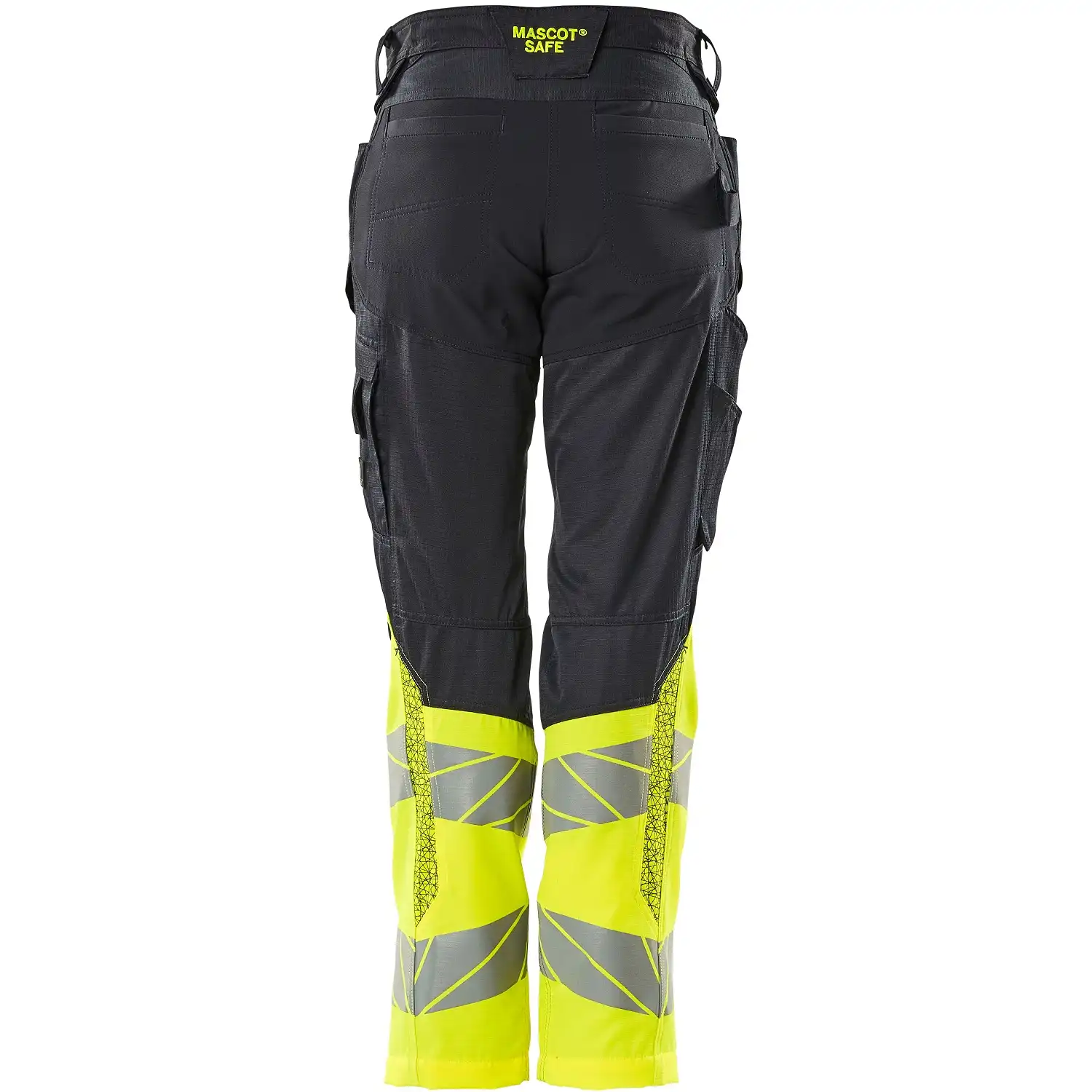 Damen Warnsch Bundhose ACCELERATE SAFE Kl 1 in schwarzblau/gelb, 76C42 - Thumbnail 2