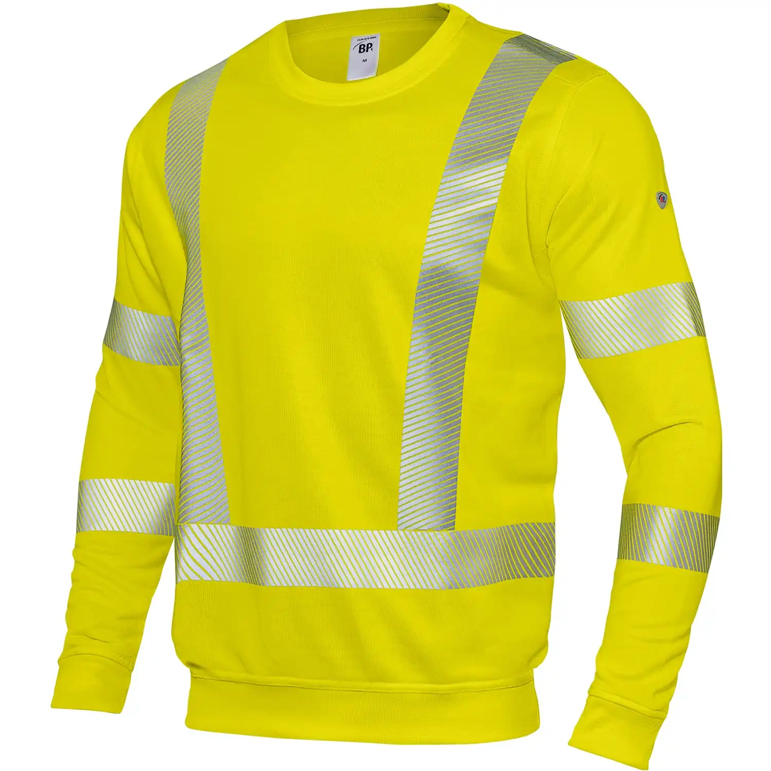 Warnschutz Sweatshirt "2134-873" Hi-Vis Comfort in warngelb, XS - Thumbnail 1