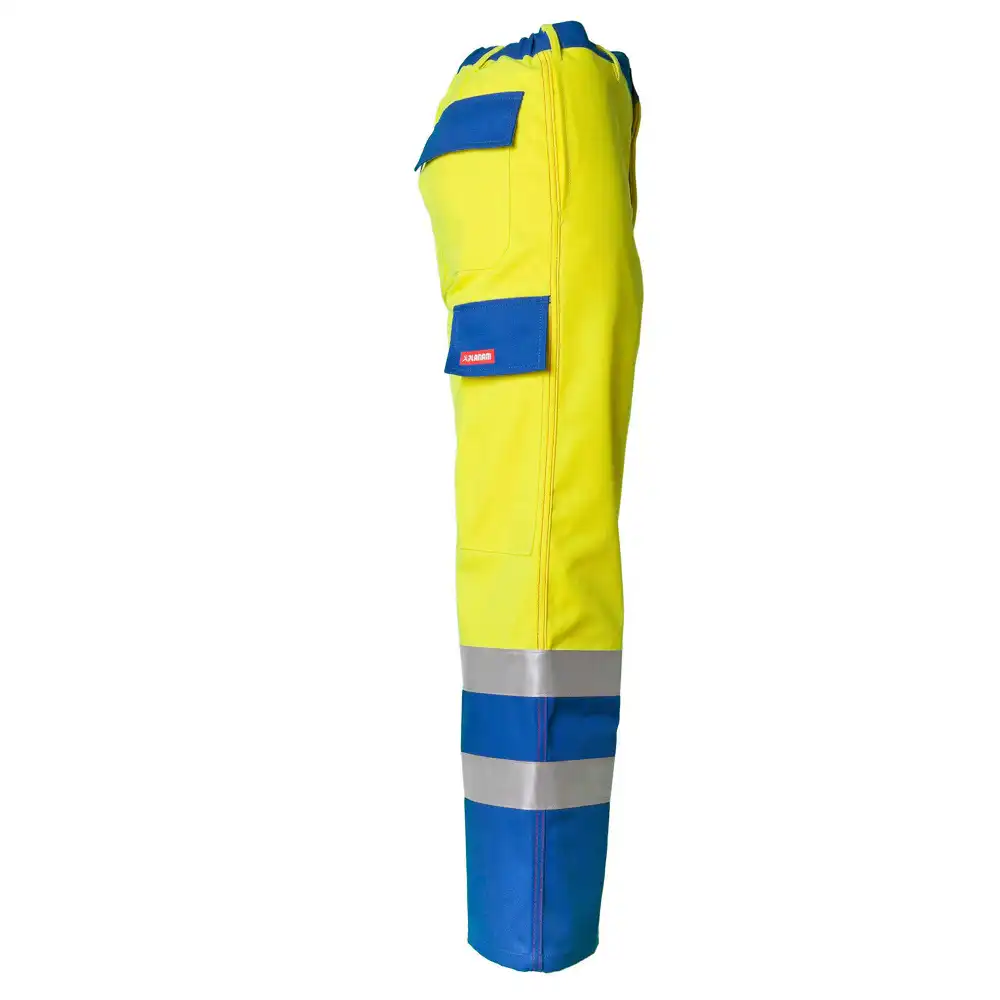 Multinorm Bundhose "MAJOR PROTECT" gelb/kornblau in 44 - Thumbnail 4