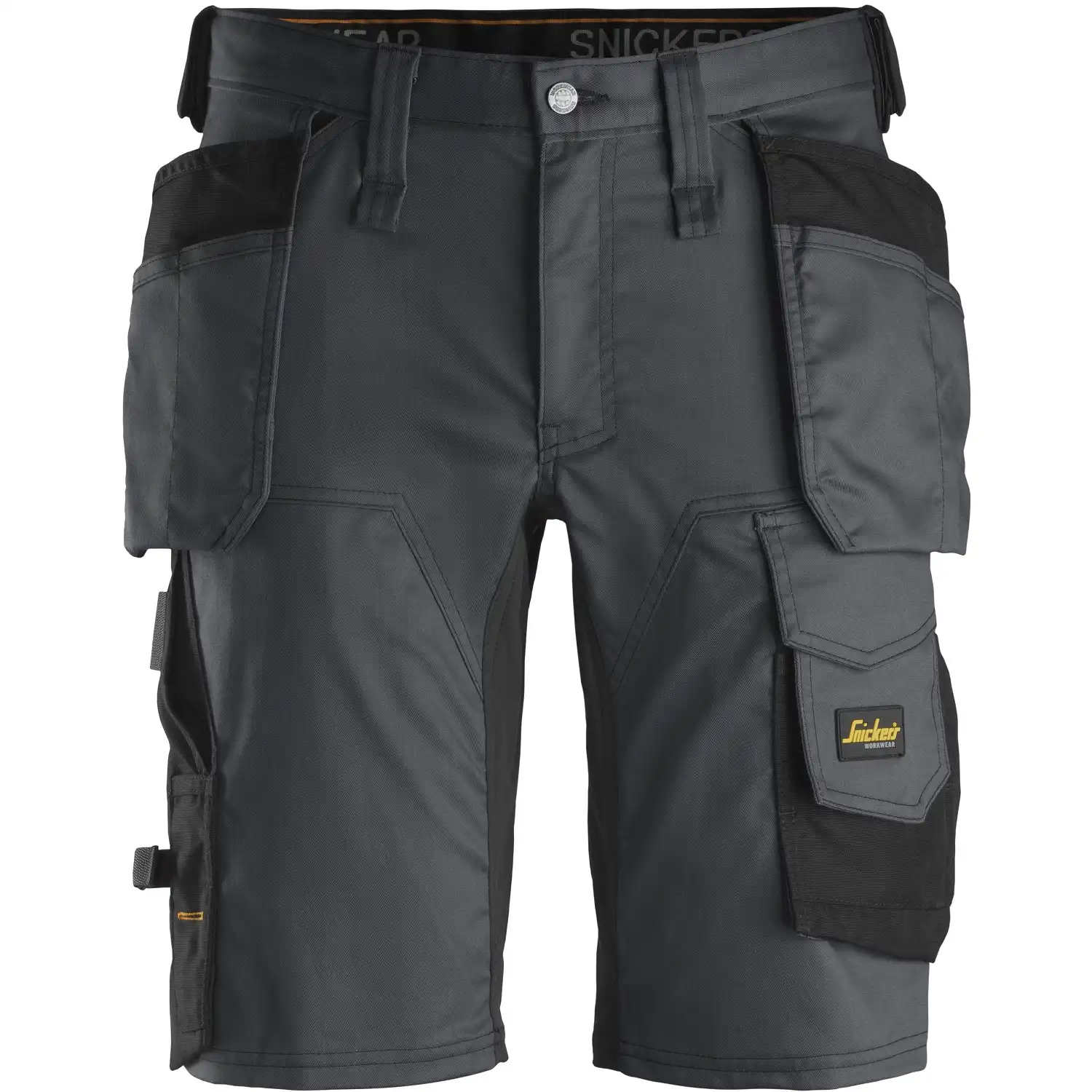 Handwerker Shorts "6141" AllroundWork in stahlgrau/schwarz, 48 - Thumbnail 1