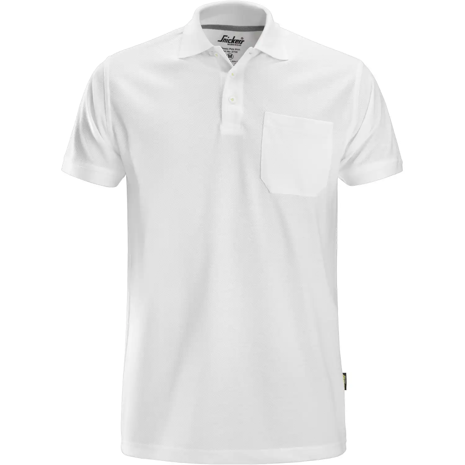 Polo-Shirt "2708" in L, Weiß - Thumbnail 1