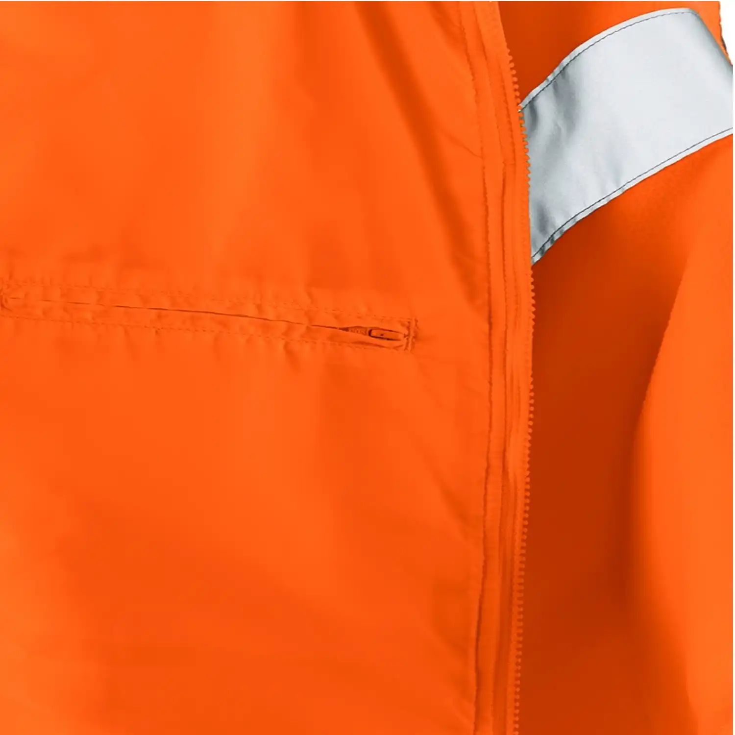 Warnschutz Fleecejacke "SEATTLE" - 4PROTECT® in Orange, L - Thumbnail 5