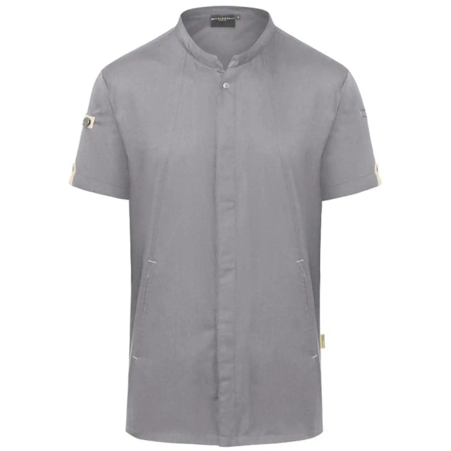 Herren Kochjacke "JM 36" in 54, platingrau - Thumbnail 1