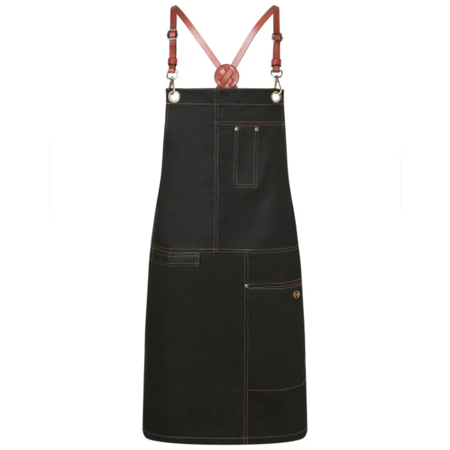 Latzschürze Urban "LS25" in schwarz - Thumbnail 1