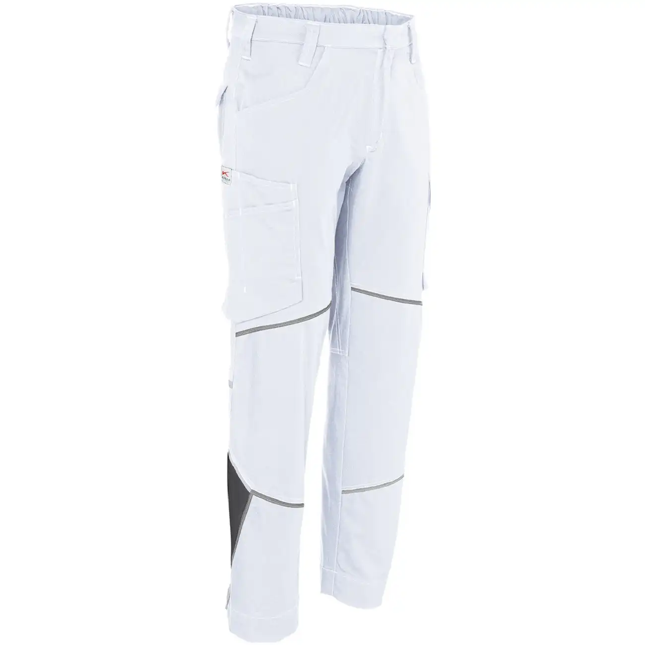 Bundhose "ICONIQ Cotton" in weiß/anthrazit, 40 - Thumbnail 1