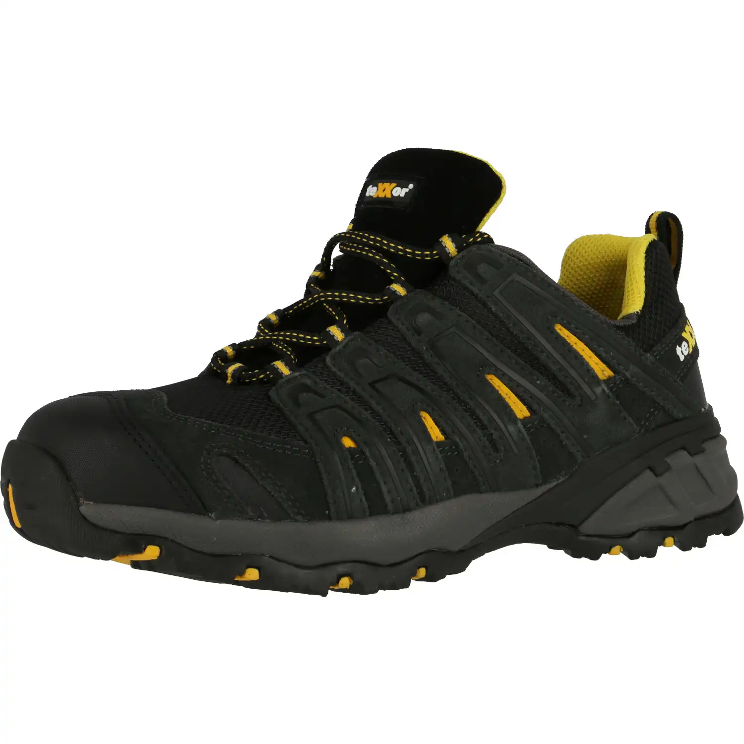 Sicherheitshalbschuhe S1 "LYON" schwarz/gelb in 45 - Thumbnail 1