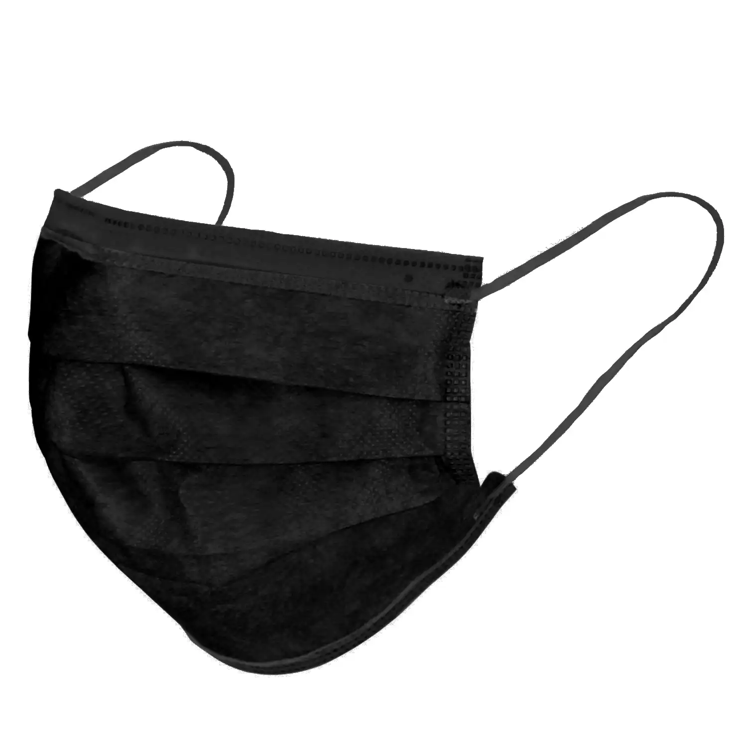 OP-Mundschutz "PROTECT" EN 14683 Typ II R schwarz | 50 Stk. pro Box - Thumbnail 1