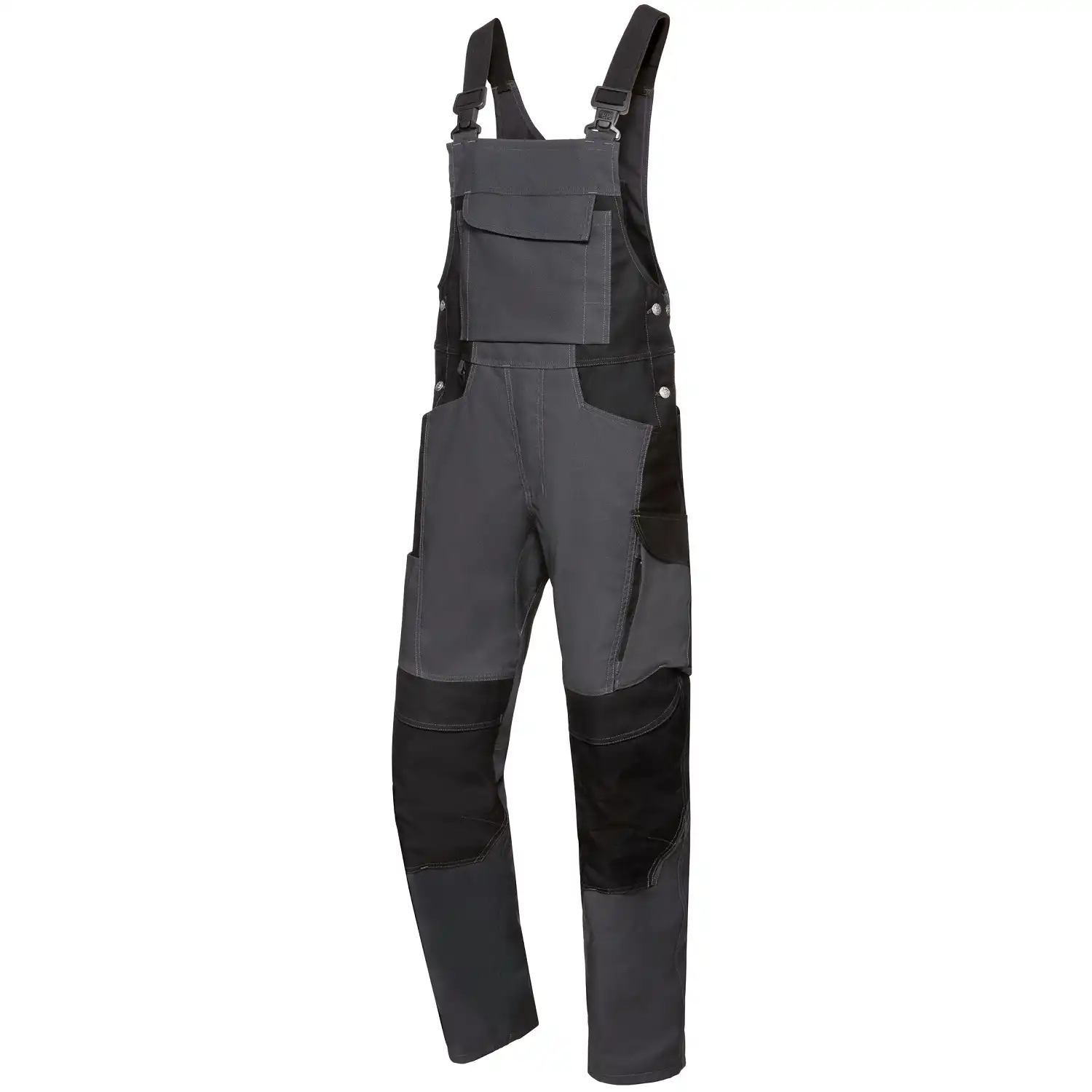 Latzhose "1821-565" Bplus Green in anthrazit/schwarz, 40/42 - Thumbnail 1