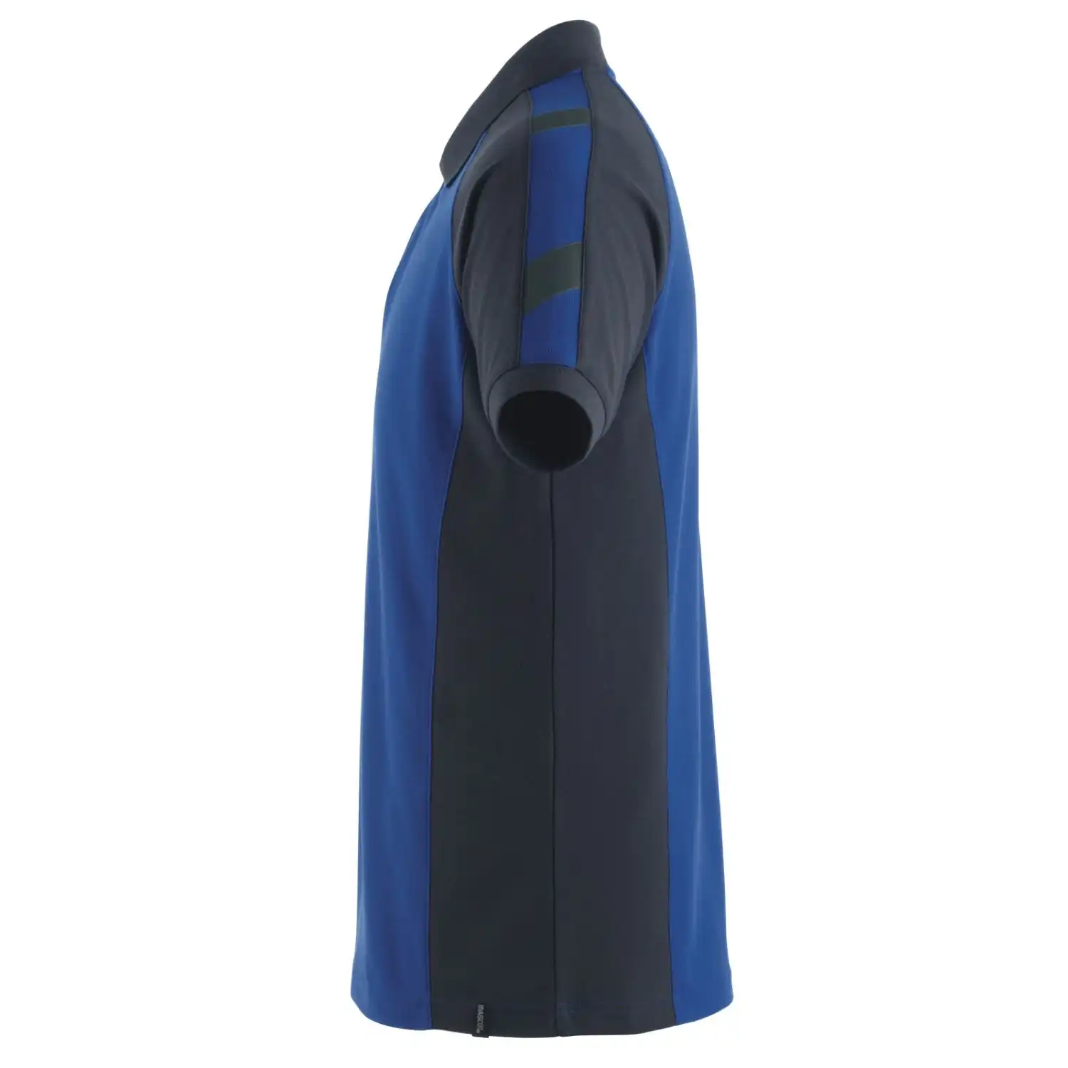 Polo-Shirt "BOTTROP" Unique in kornblau/schwarz, XL - Thumbnail 3