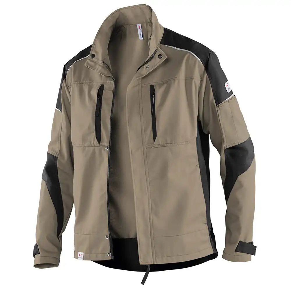 Arbeitsjacke "ACTIVIQ" in khaki/Schwarz, M - Thumbnail 1