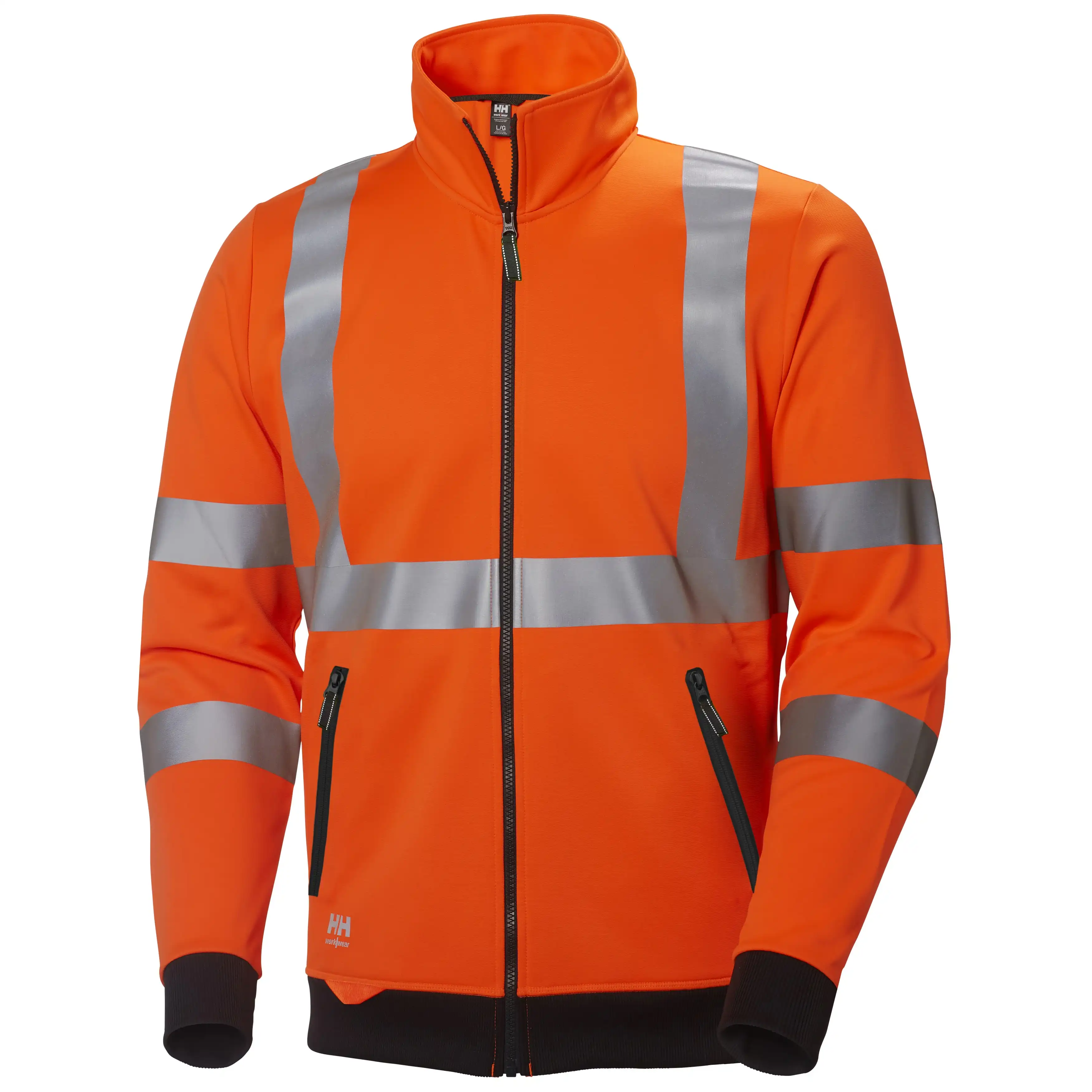 Warnschutz Sweatjacke "ADDVIS" in Orange, XXL - Thumbnail 1