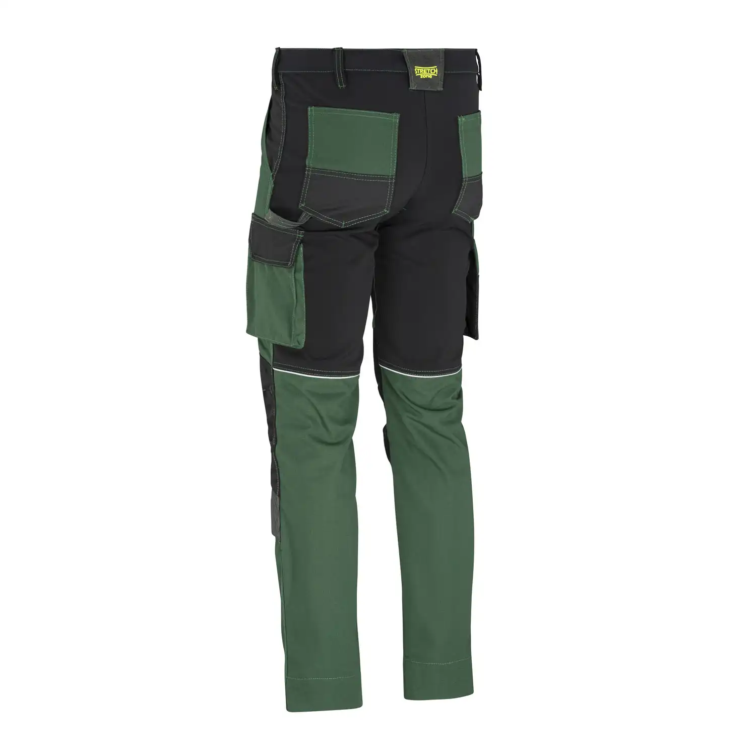 Bundhose "StretchZone® Canvas in grün/schwarz, 48 - Thumbnail 2