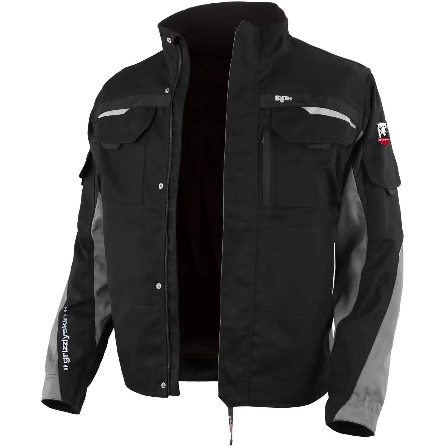 Bundjacke "IRON" in schwarz/grau, M - Thumbnail 1