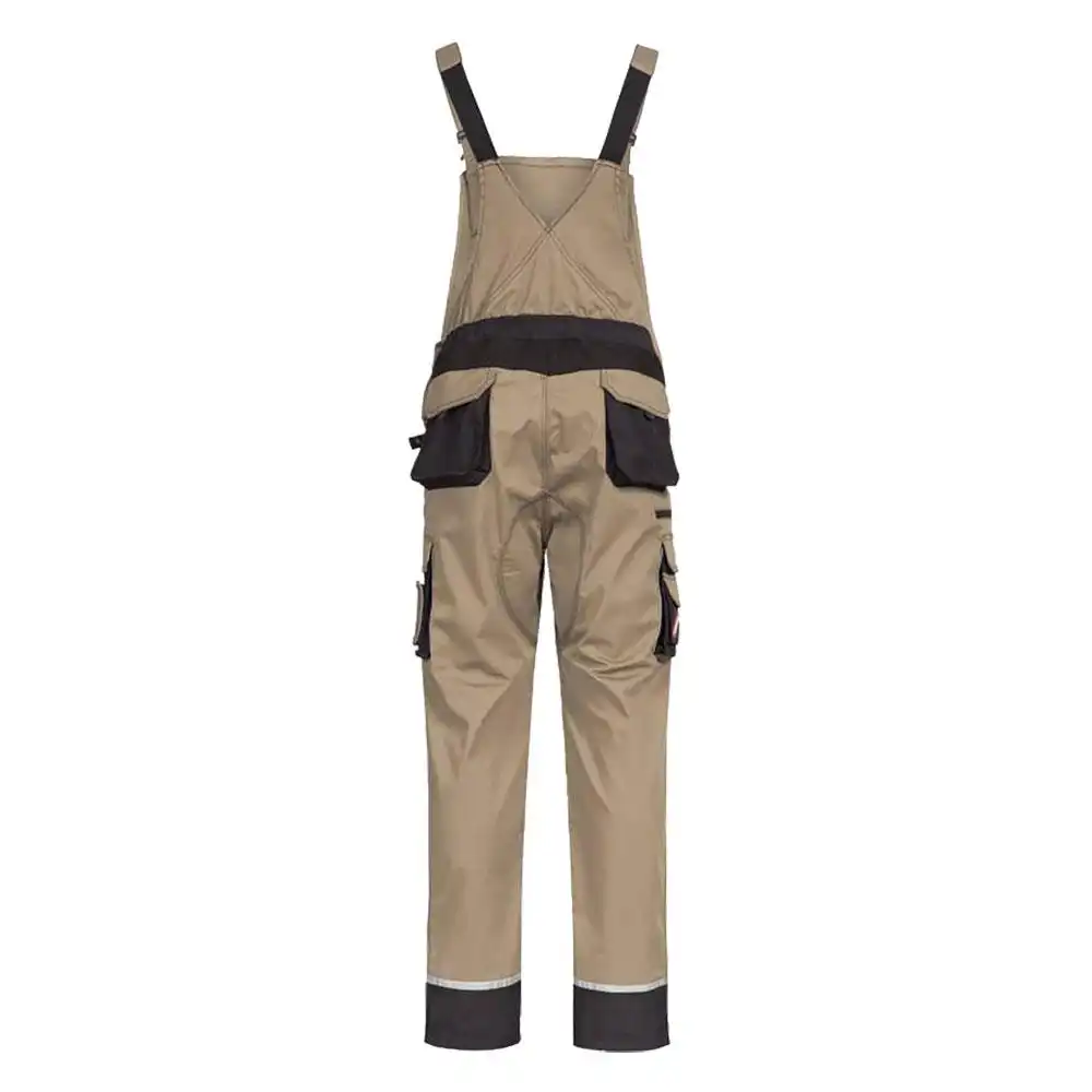 Latzhose "MOTION TEX PRO FX" in khaki/Schwarz, 48 - Thumbnail 2