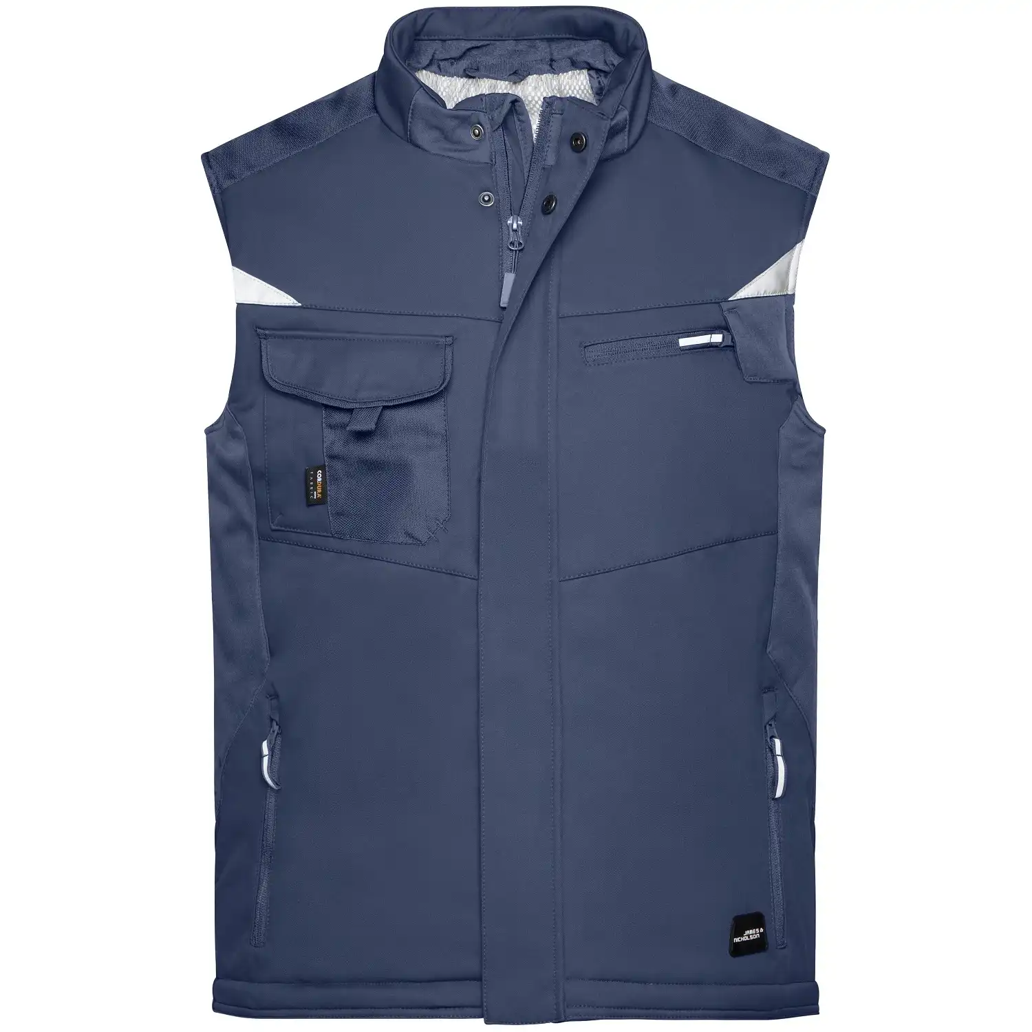 Winter Softshellweste "JN825" in navy/navy, 3XL - Thumbnail 1