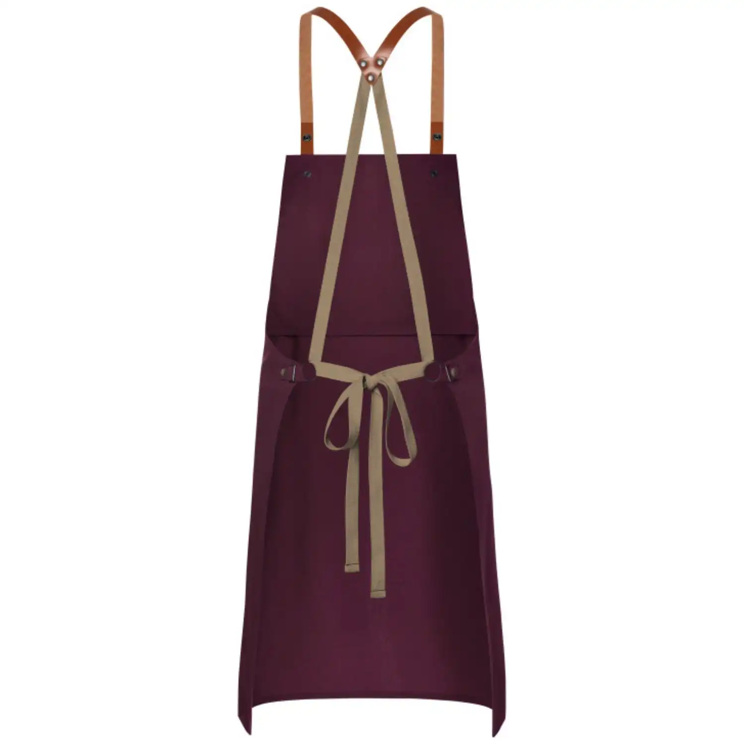 Latzschürze Green-Generation "LS 37" in aubergine - Thumbnail 2