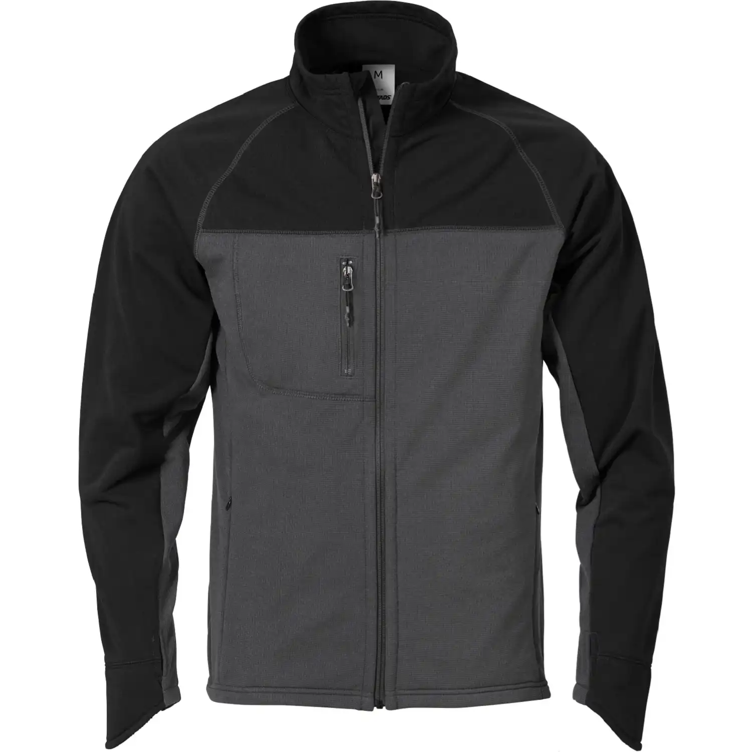 Fleecejacke "1475 MIC" in dunkelgrau, S - Thumbnail 1