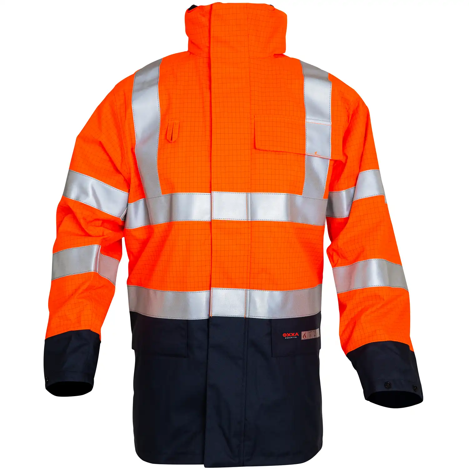 Multinorm Regenparka "MAGOMA" 2664 Essential in orange/marine, L - Bild 1