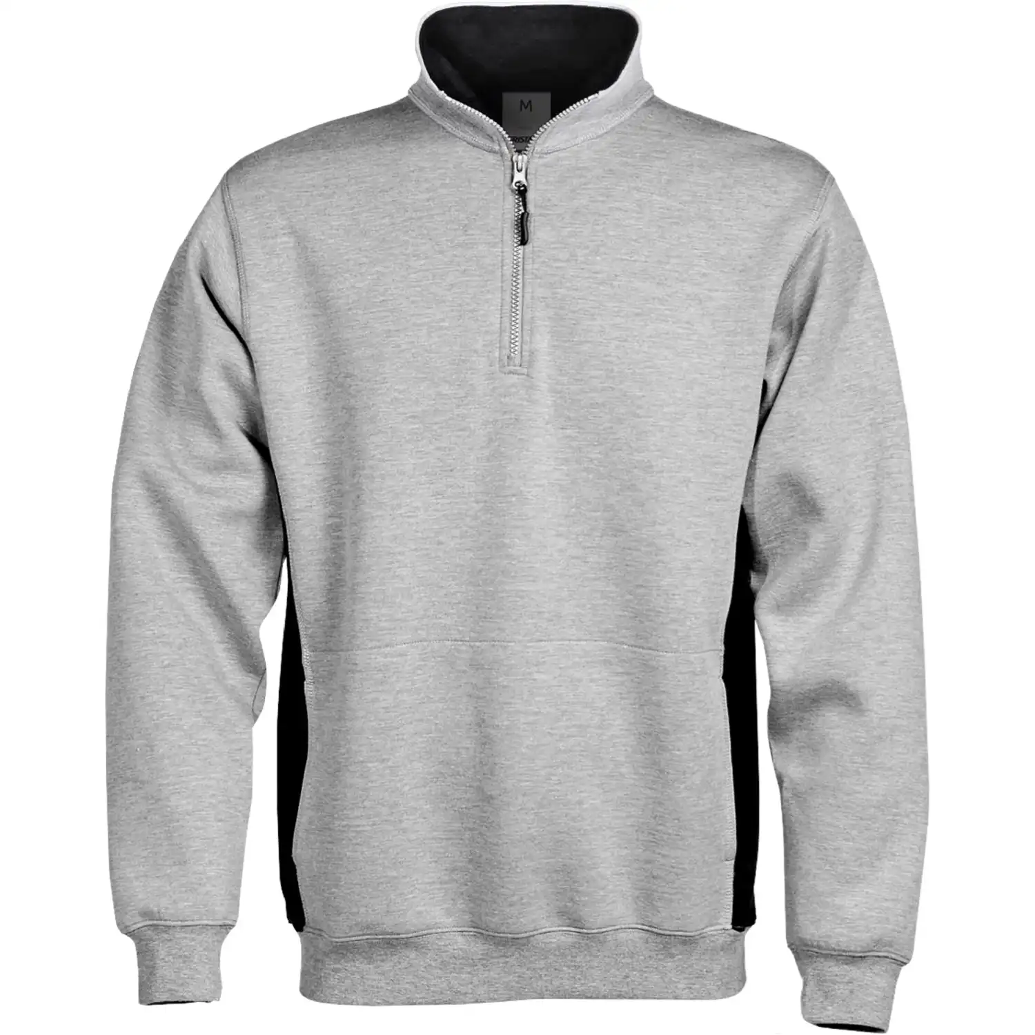 Zip-Sweatshirt "1705 DF" in grau-melange, XS - Bild 1