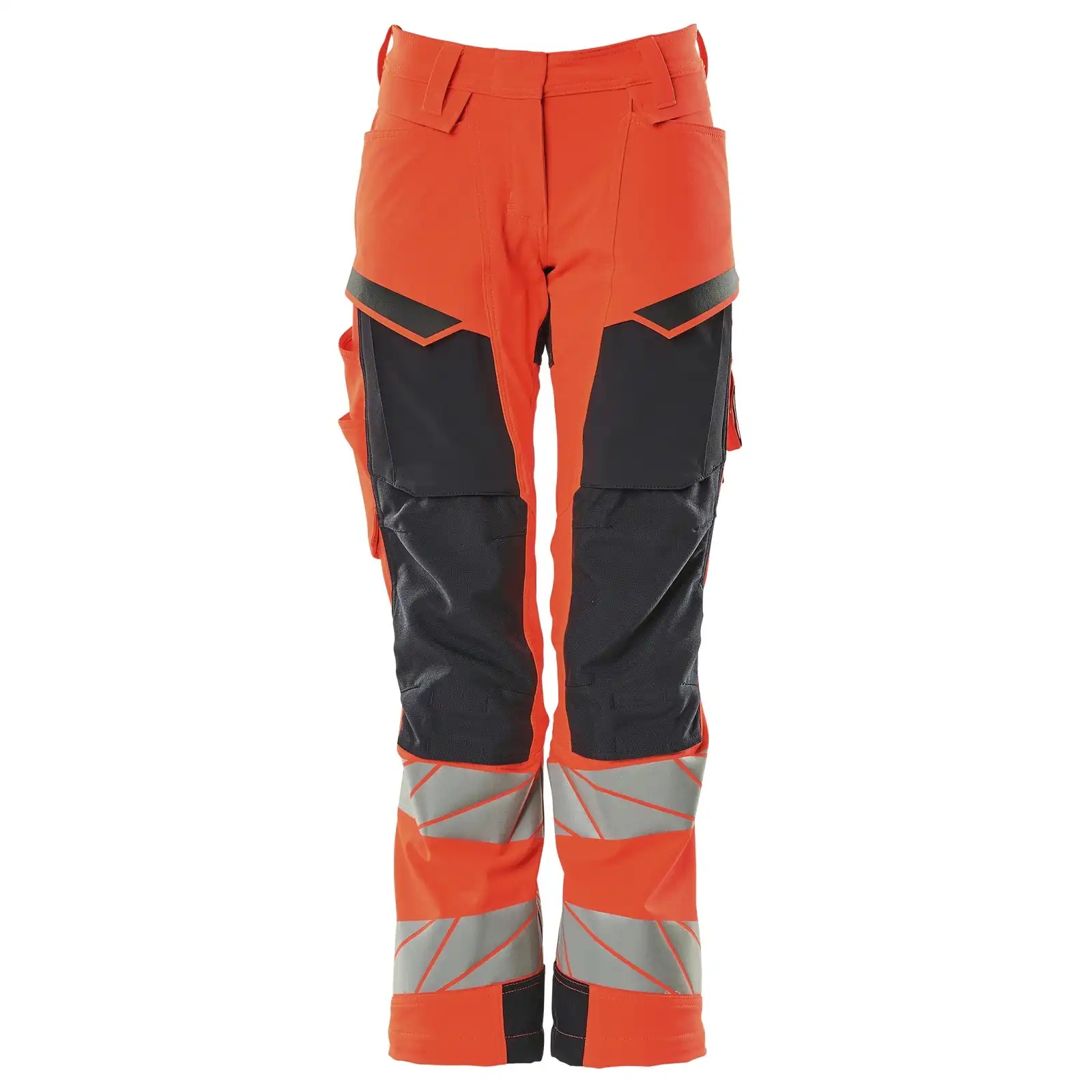 Dame Warn Stretchbundhose K2 ACCELERATESAFE  in rot/schwarzblau, 82C44 (EU 44) - Thumbnail 1