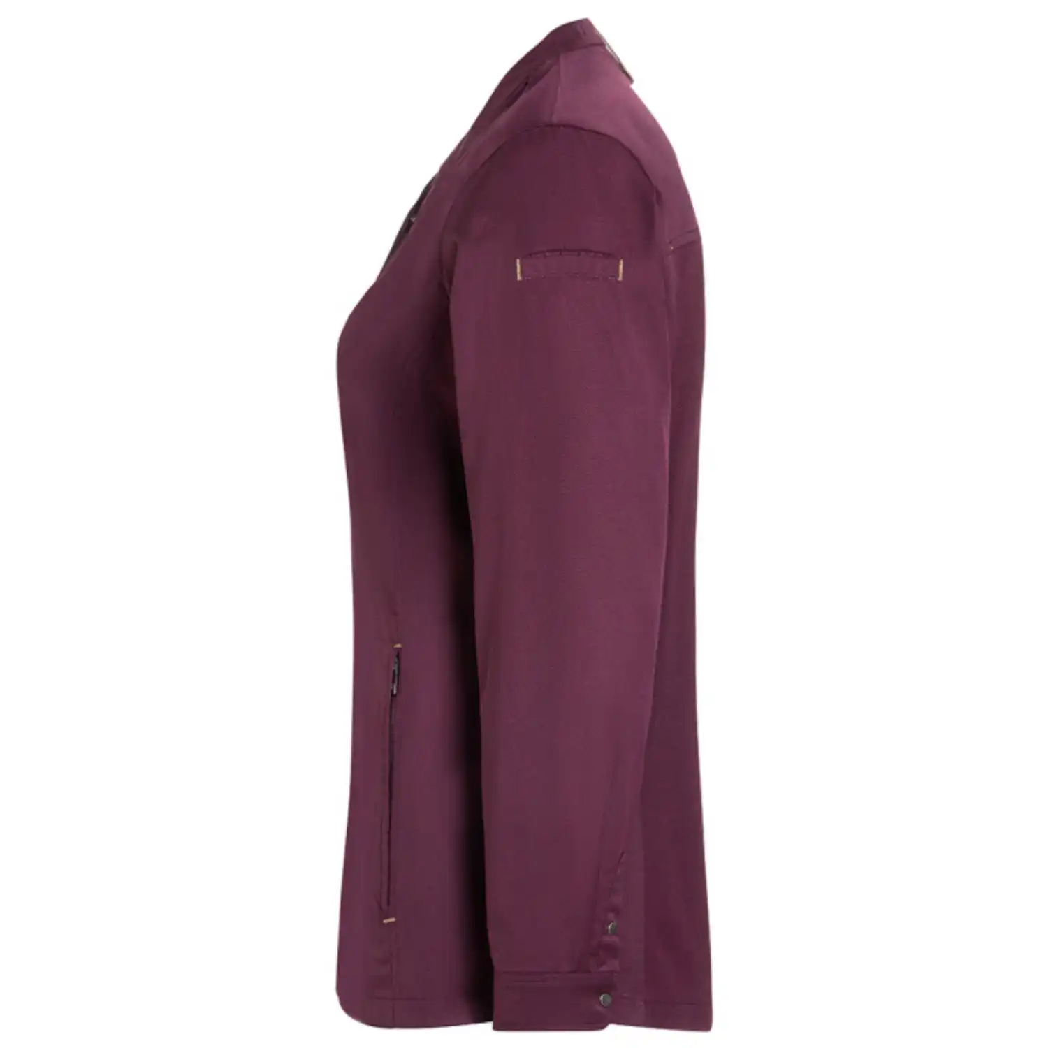 Damen Kochjacke "JF 26" in aubergine, 36 - Thumbnail 4