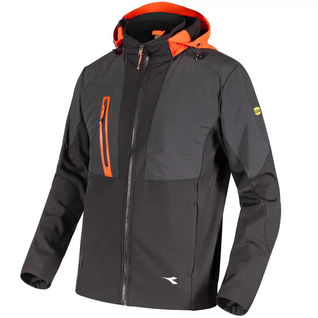 Softshelljacke "HYBRID" in schwarz/grau, M (DE size: S) - Thumbnail 1