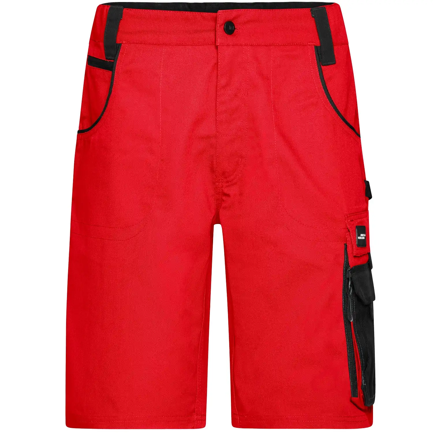 Arbeitsshorts "JN835" in red/black, 56 - Bild 1