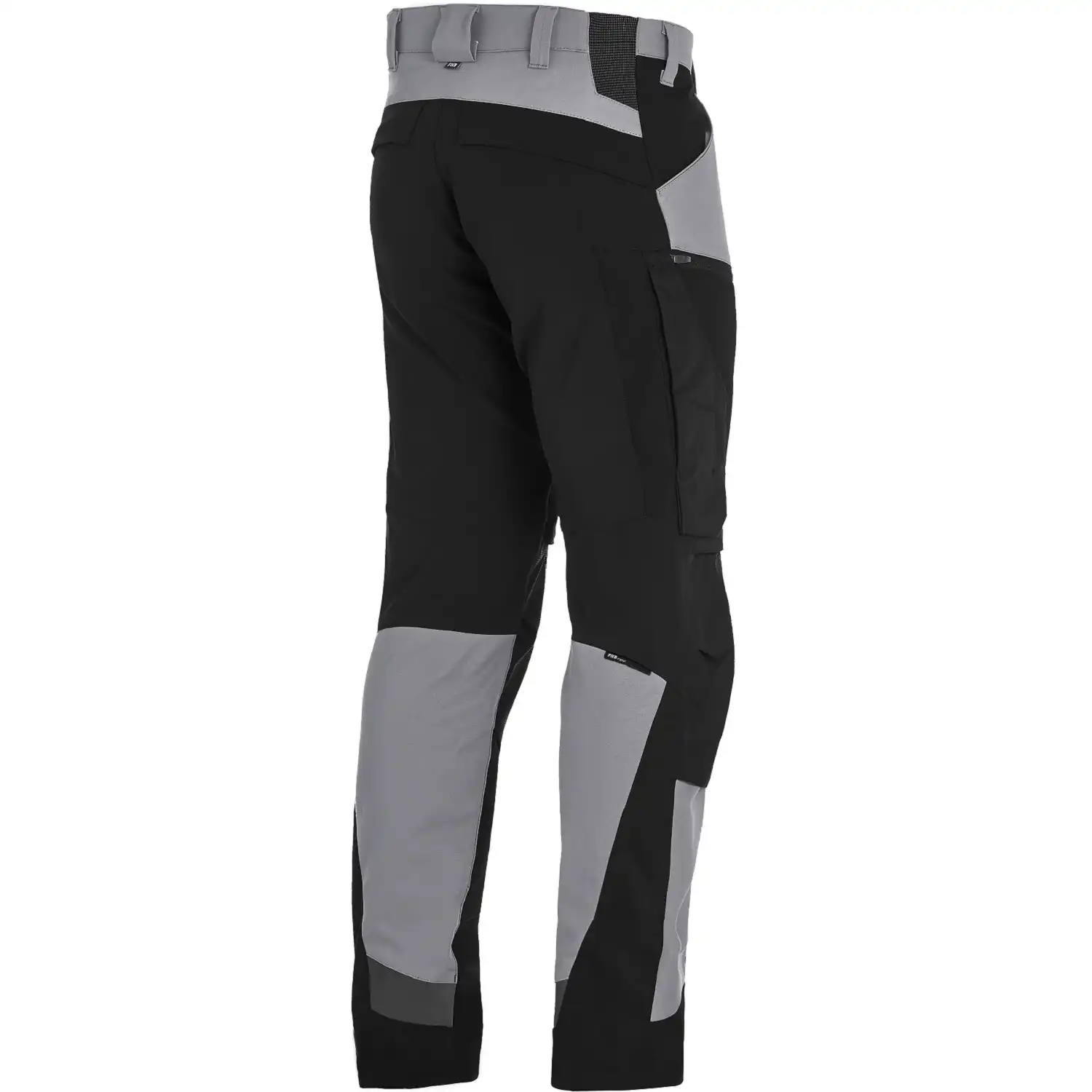 Stretch Bundhose Canvas "LEO" in grau/schwarz, 24 - Thumbnail 2
