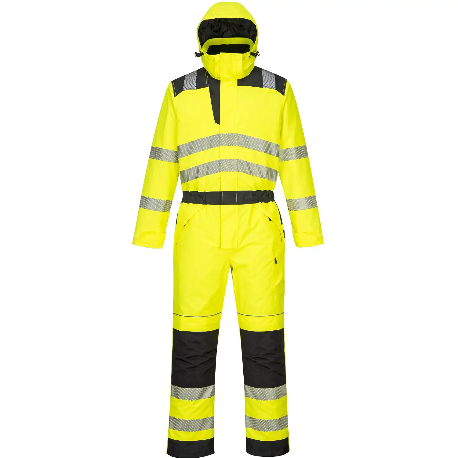 Warnschutz Winteroverall "PW352" PW3 in gelb/schwarz, L - Thumbnail 1