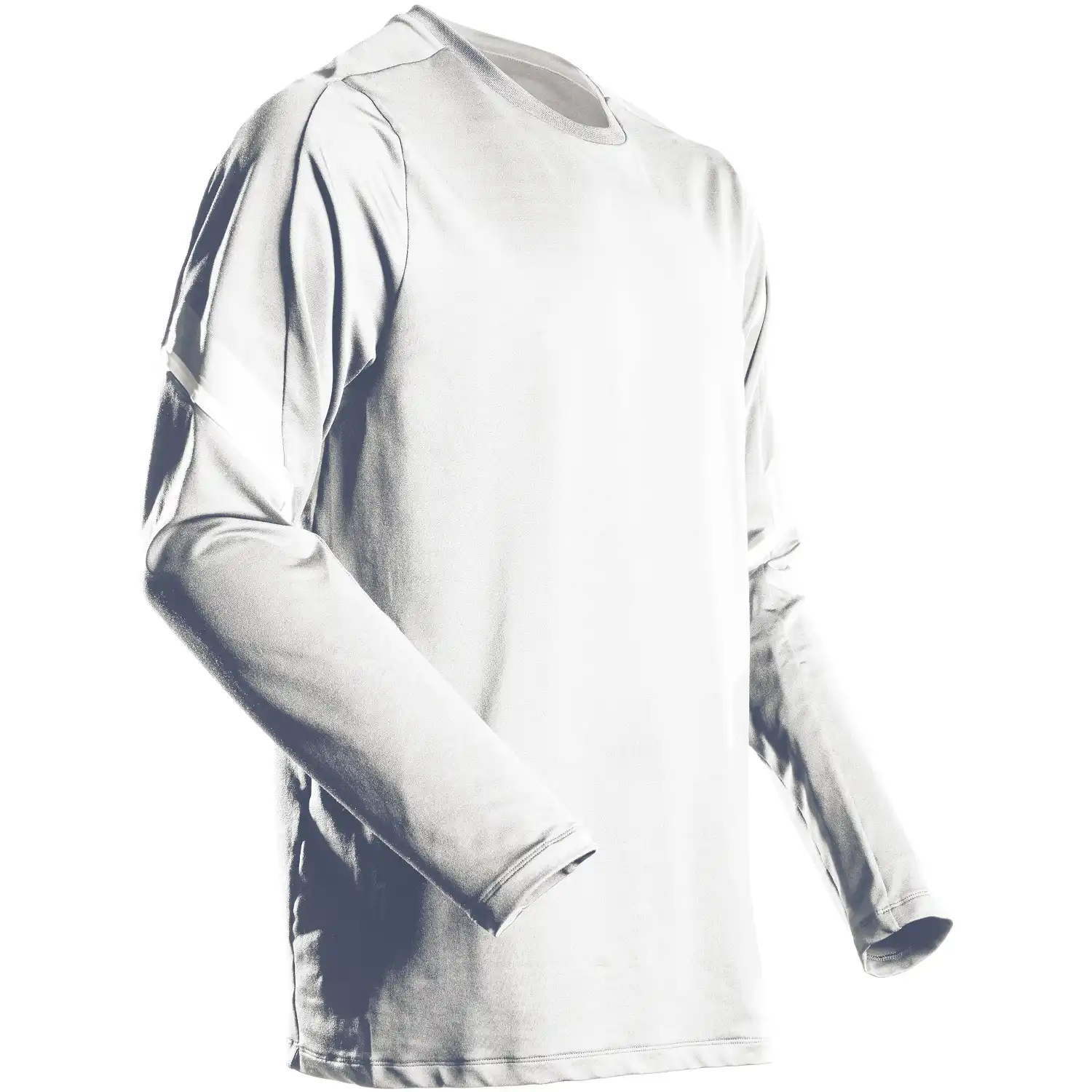 Langarmshirt "22281-461" Customized in XXL, Weiß - Thumbnail 1