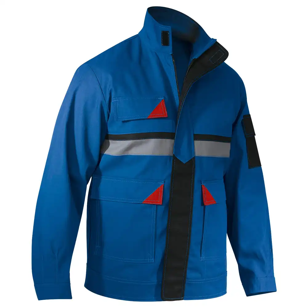 Multinorm Bundjacke "BRAND X PROTECT" kornblau/rot in 44 - Thumbnail 1